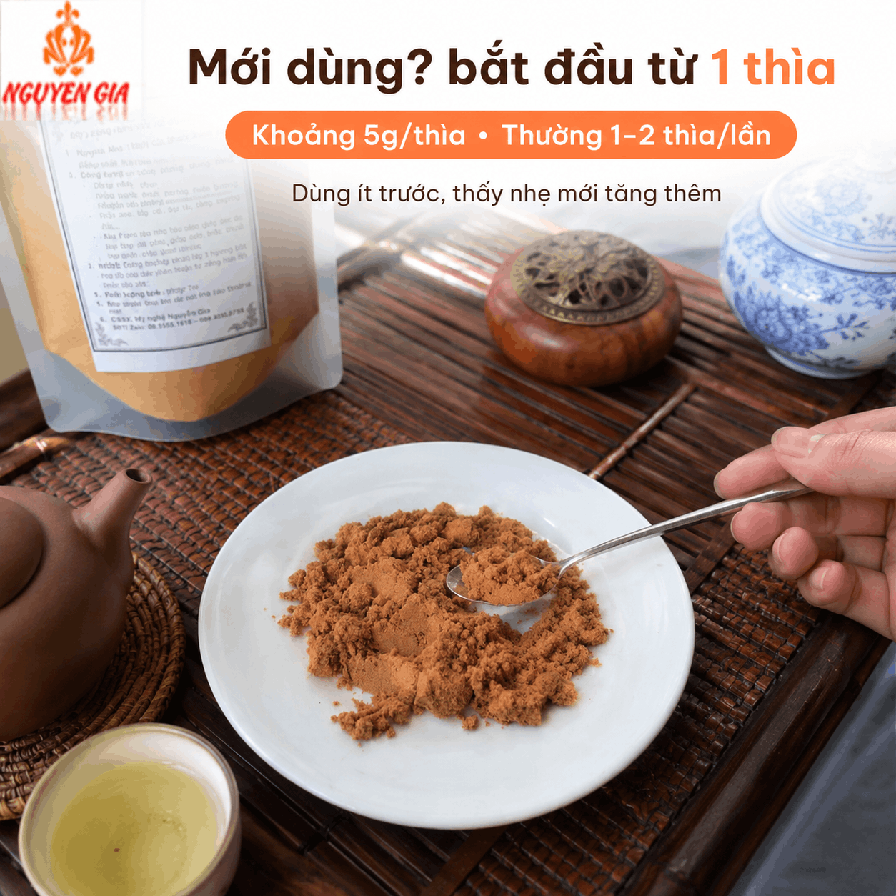 Bột Bách Xanh 200g – Tự Lựa Gỗ, Tự Nghiền