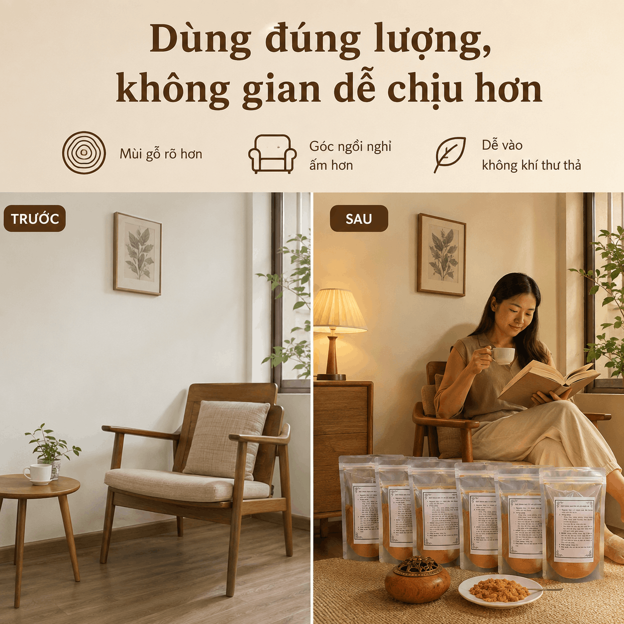 Bột Bách Xanh 200g – Tự Lựa Gỗ, Tự Nghiền