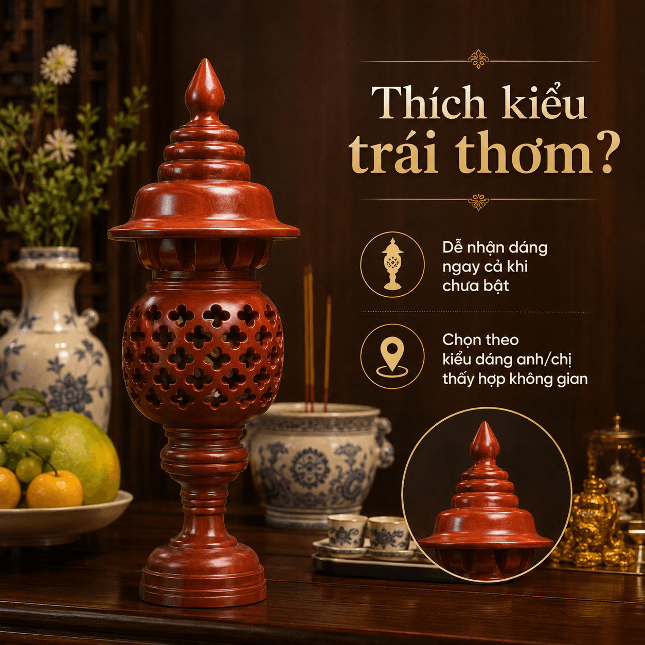 Đ&egrave;n Thờ &ndash; Chọn Theo Kiểu D&aacute;ng, K&iacute;ch Thước V&agrave; Vị Tr&iacute;