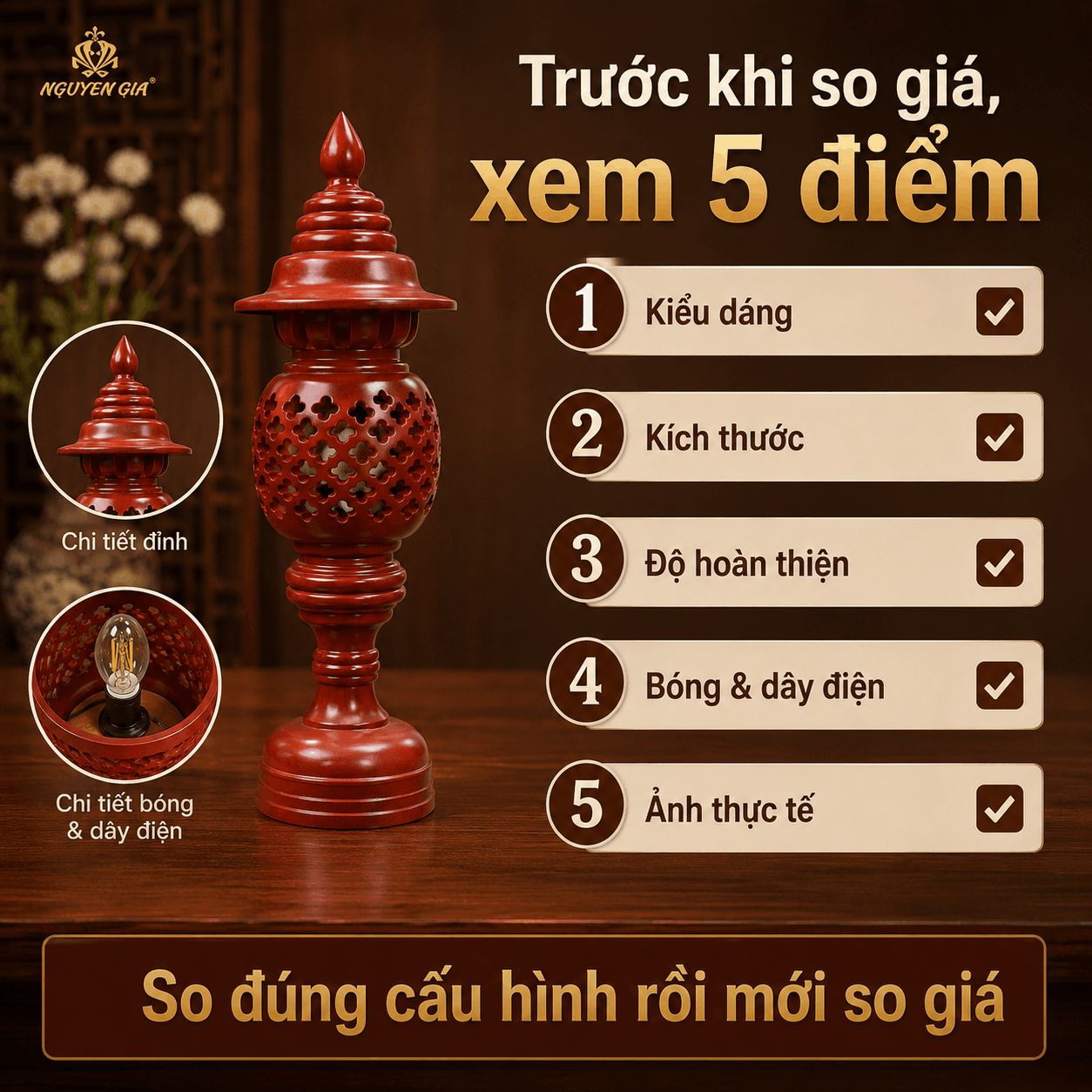 Đ&egrave;n Thờ &ndash; Chọn Theo Kiểu D&aacute;ng, K&iacute;ch Thước V&agrave; Vị Tr&iacute;