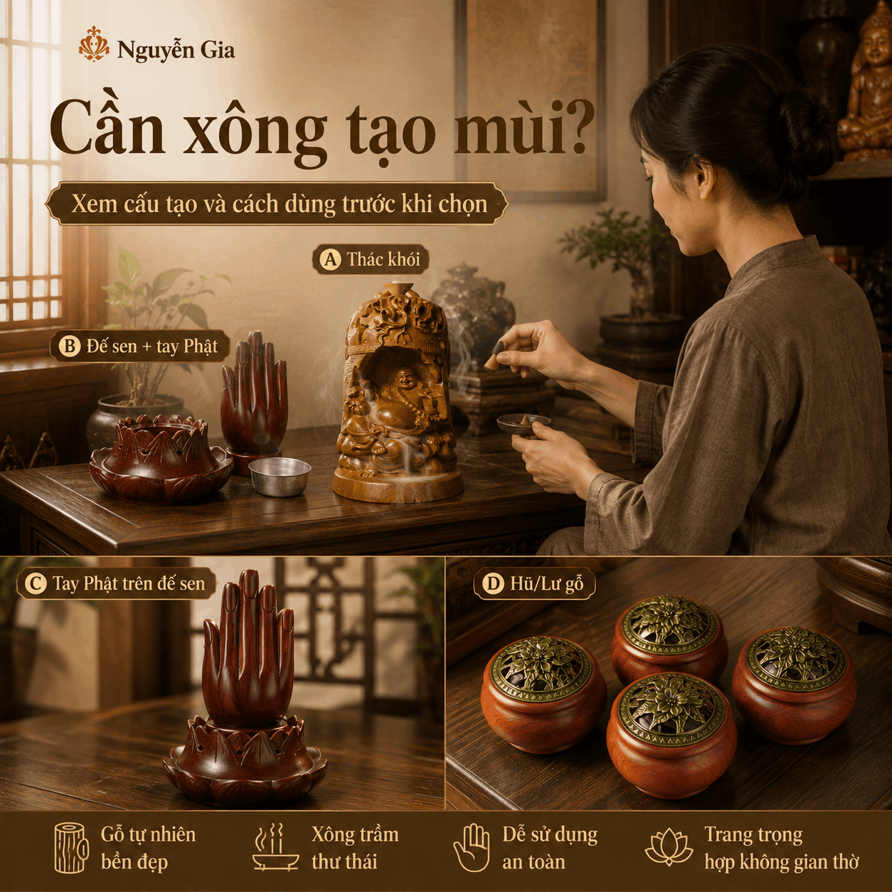 Đồ Thờ C&uacute;ng &ndash; Chọn Theo Nhu Cầu Sử Dụng
