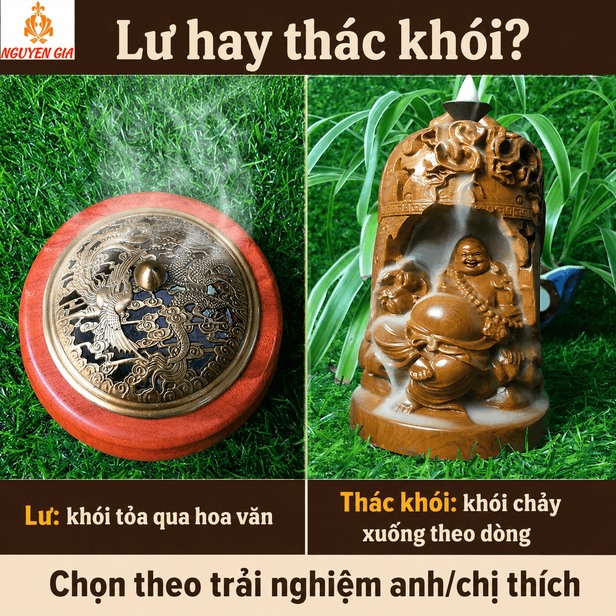 Dụng Cụ X&ocirc;ng Trầm &ndash; Chọn Theo C&aacute;ch D&ugrave;ng