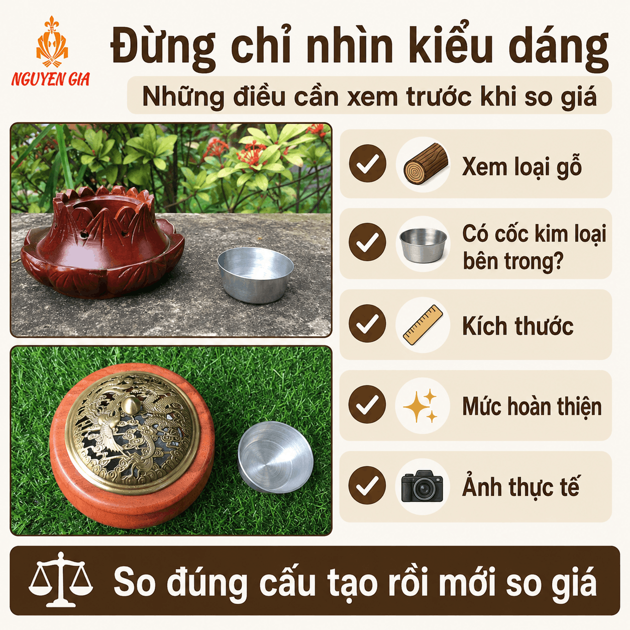 Dụng Cụ X&ocirc;ng Trầm &ndash; Chọn Theo C&aacute;ch D&ugrave;ng
