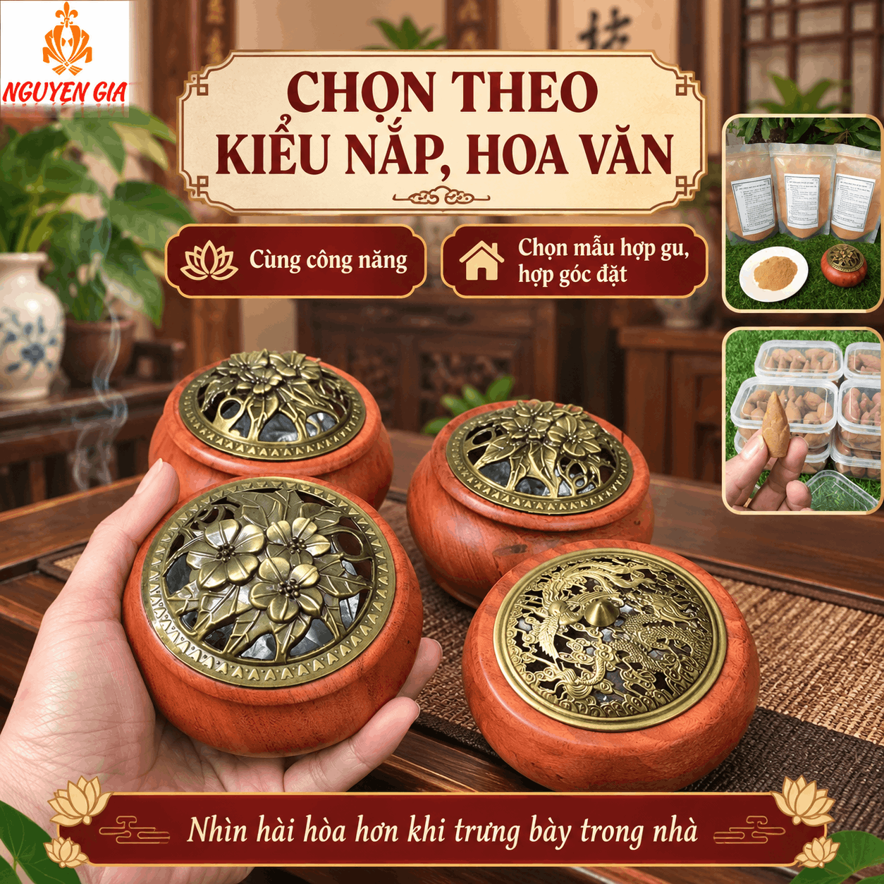 Lư X&ocirc;ng Trầm, Lư Đốt Trầm &ndash; N&ecirc;n Chọn Thế N&agrave;o?