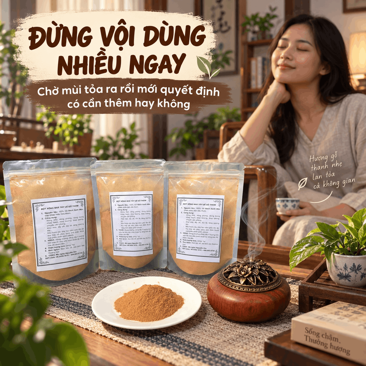 Sau Khi Mua Bột X&ocirc;ng Gỗ, N&ecirc;n Bắt Đầu Thế N&agrave;o?