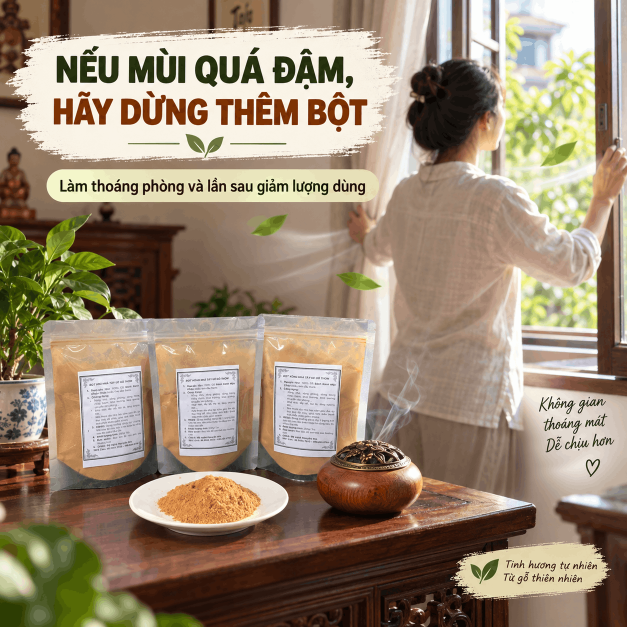 Sau Khi Mua Bột X&ocirc;ng Gỗ, N&ecirc;n Bắt Đầu Thế N&agrave;o?