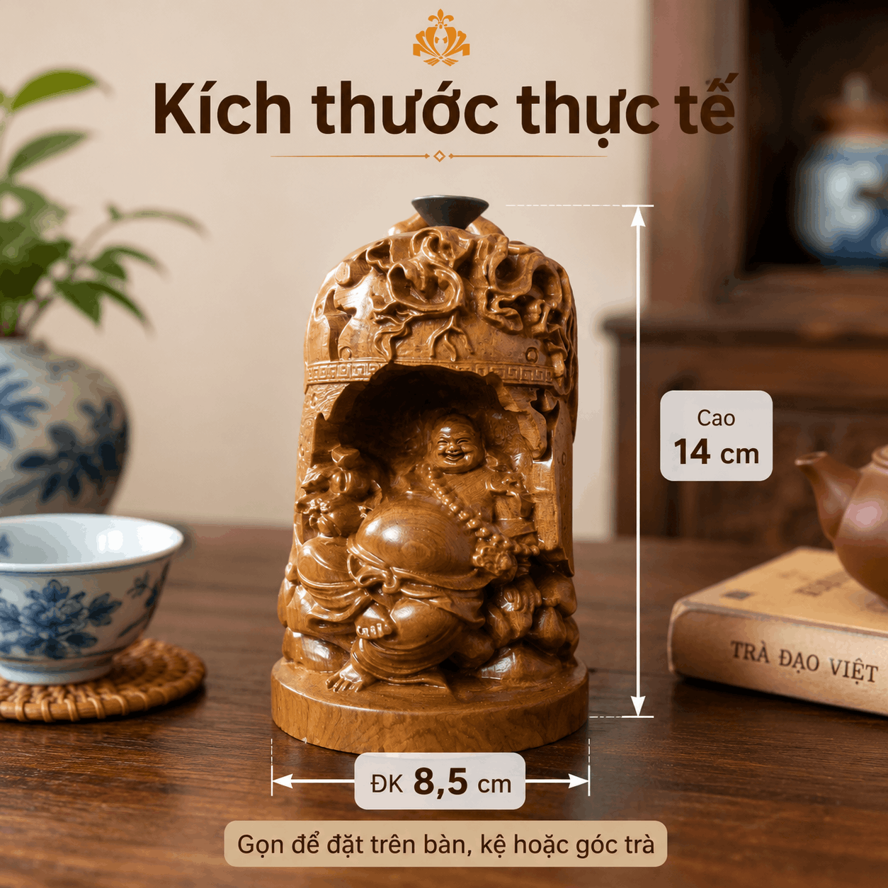 Thác Khói Di Lặc Gỗ Bách Xanh – Hiệu Ứng Khói Chảy Xuống