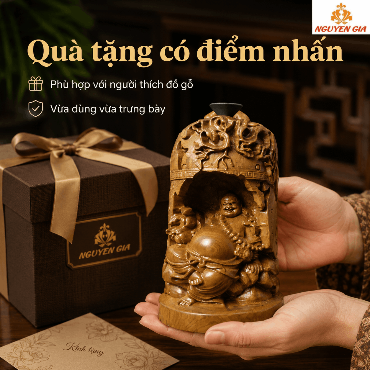 Thác Khói Di Lặc Gỗ Bách Xanh – Hiệu Ứng Khói Chảy Xuống