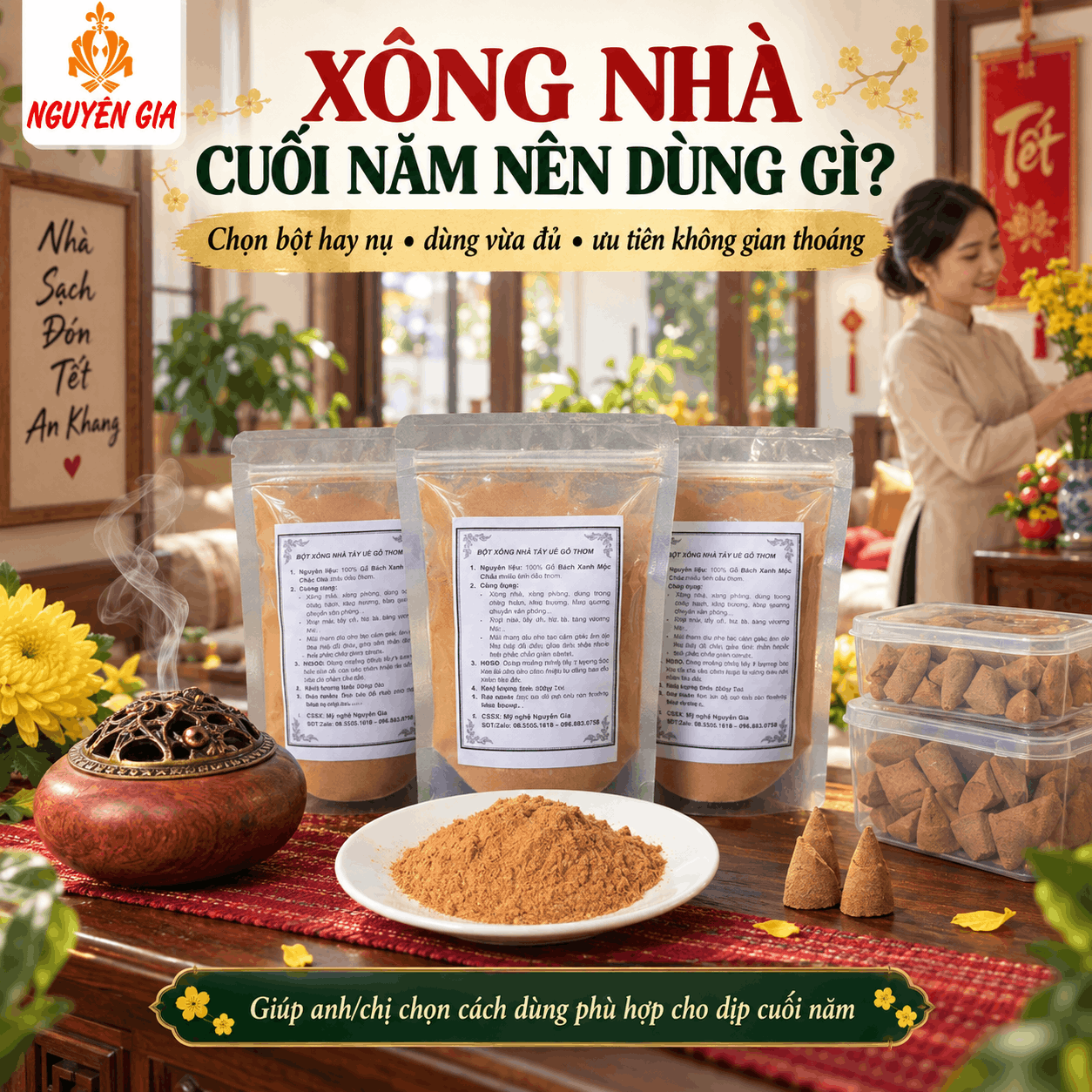 X&ocirc;ng Nh&agrave; Cuối Năm N&ecirc;n D&ugrave;ng G&igrave;?