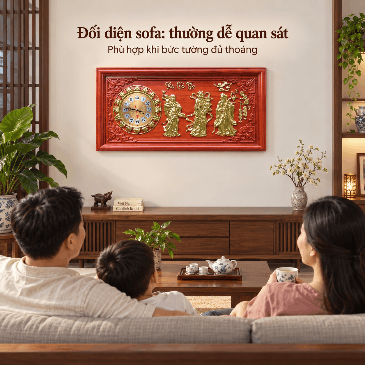 Vị Trí Treo Đồng Hồ Ở Phòng Khách Nên Chọn Thế Nào?