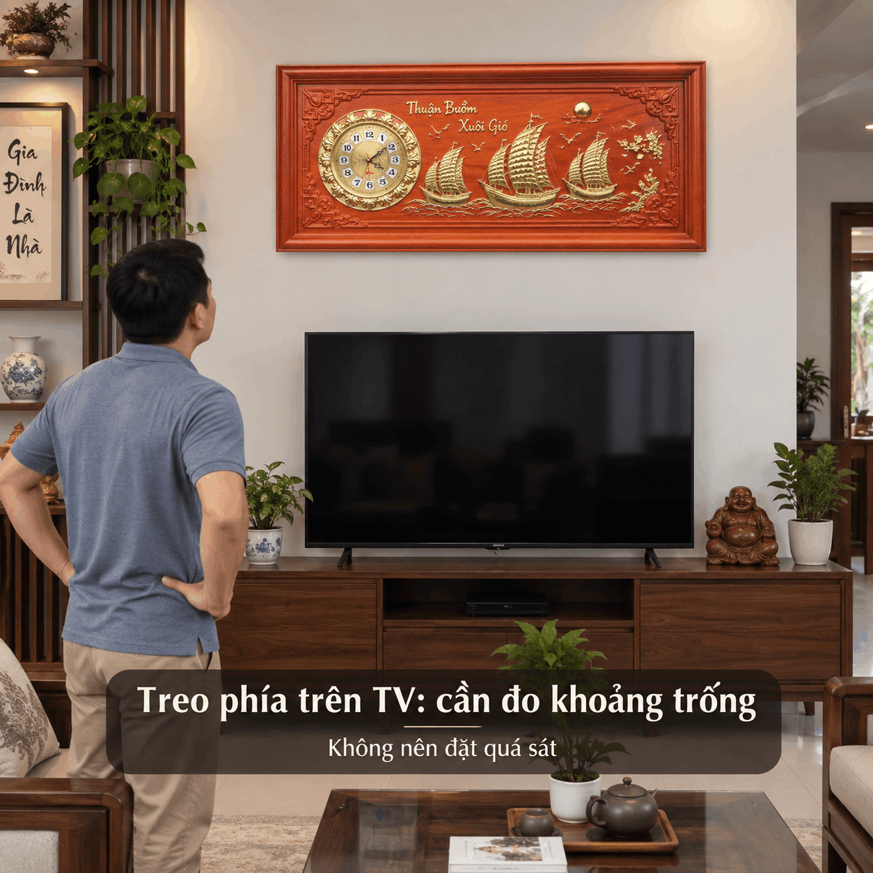 Vị Trí Treo Đồng Hồ Ở Phòng Khách Nên Chọn Thế Nào?