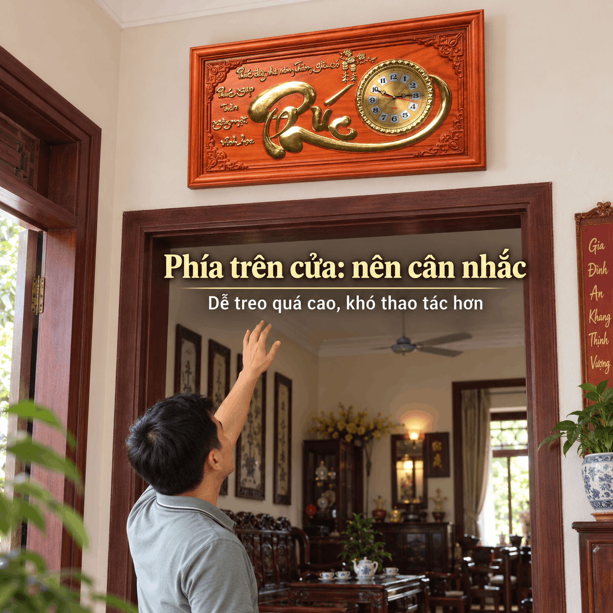 Vị Trí Treo Đồng Hồ Ở Phòng Khách Nên Chọn Thế Nào?