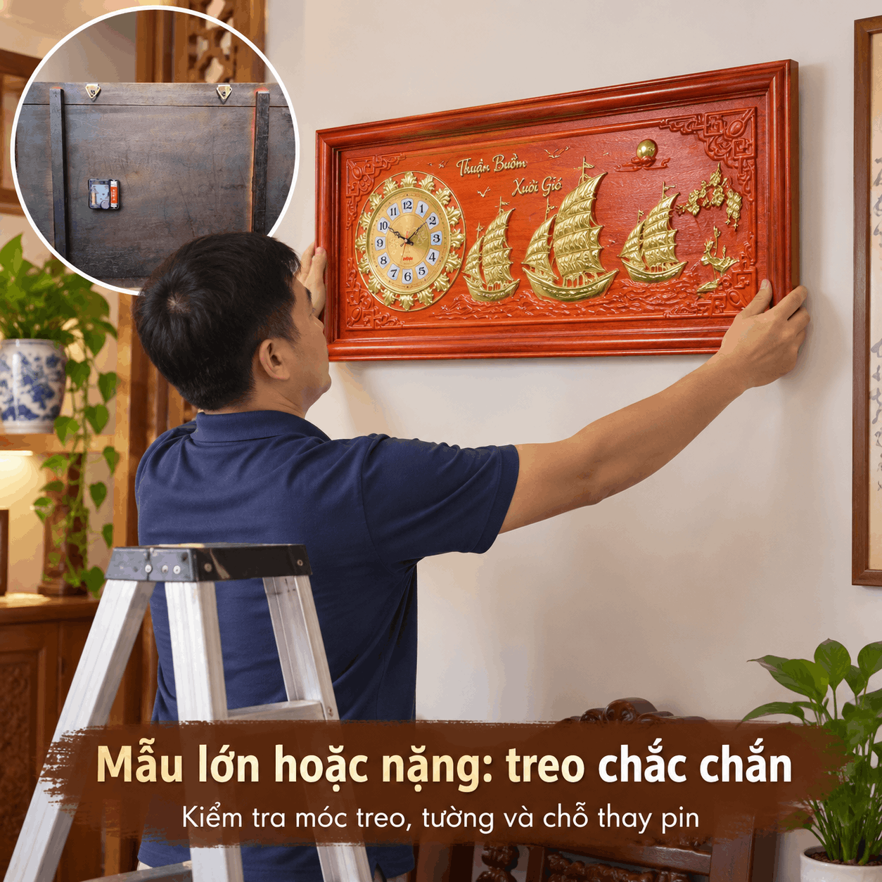 Vị Trí Treo Đồng Hồ Ở Phòng Khách Nên Chọn Thế Nào?