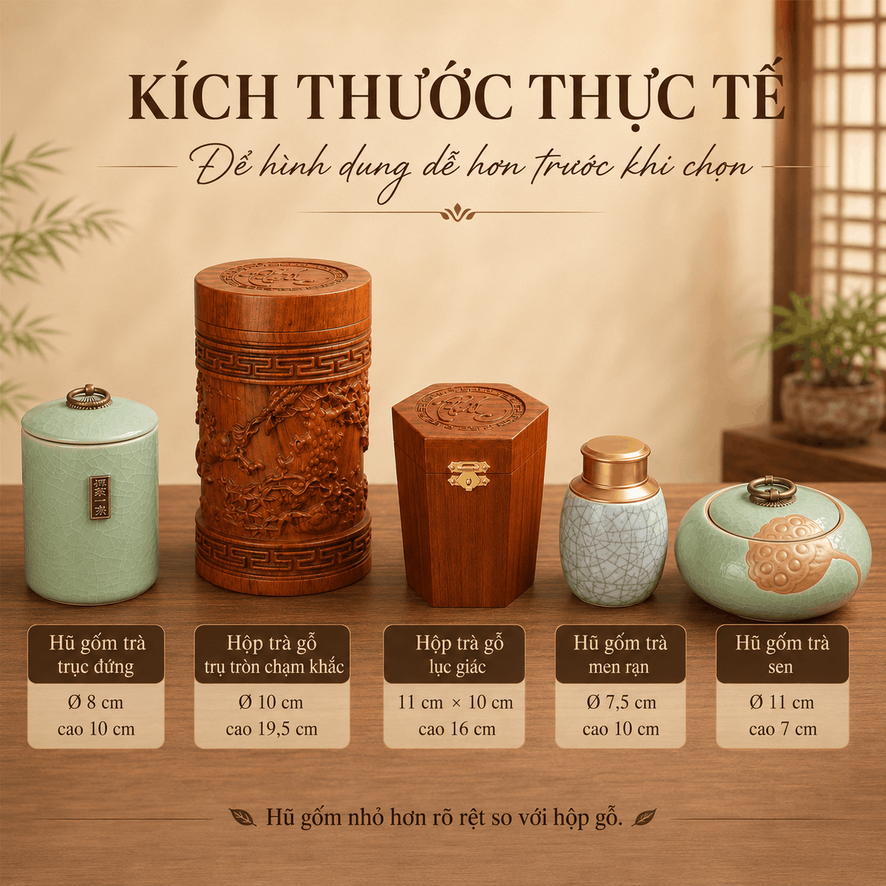 Hũ đựng trà - Hộp đựng trà