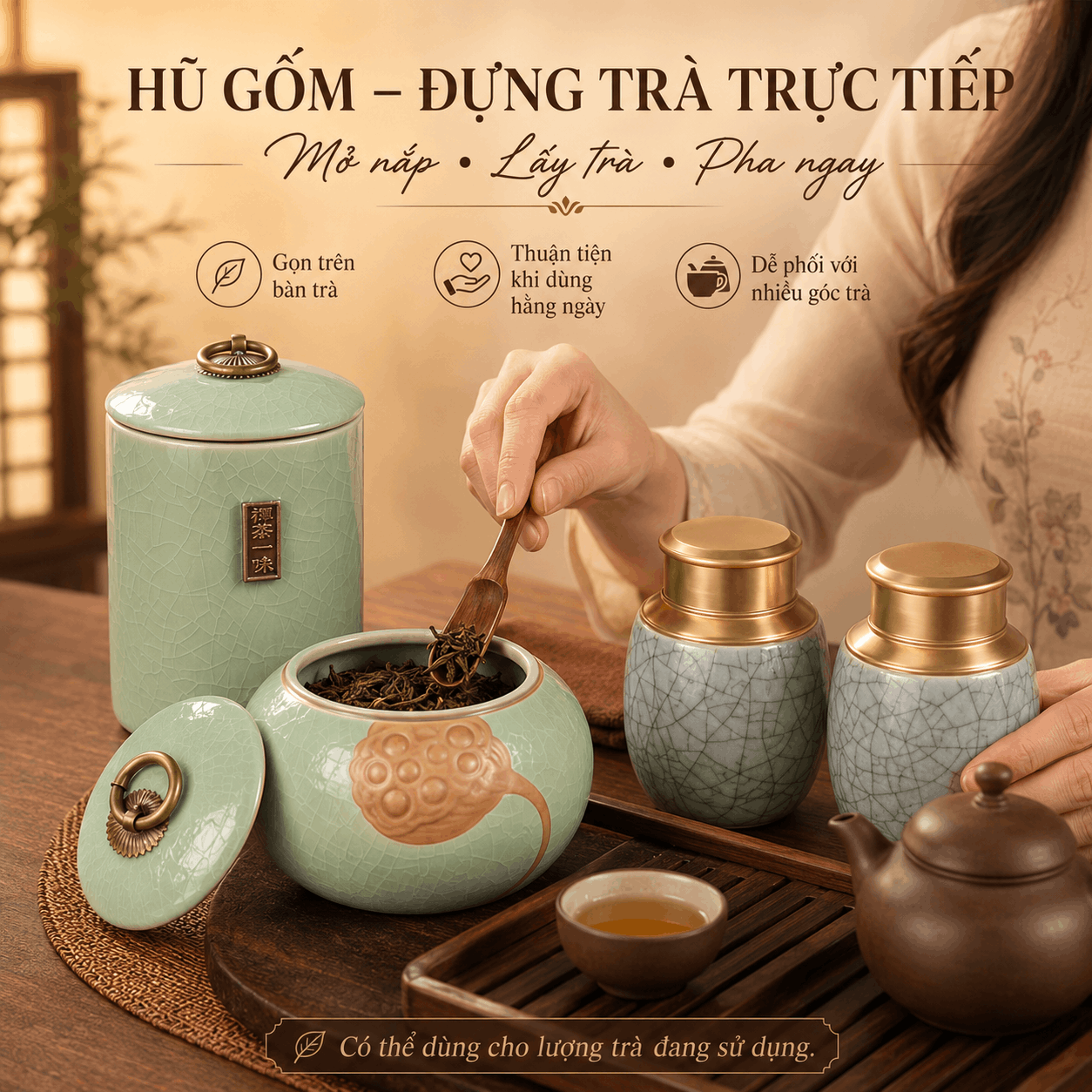 Hũ đựng trà - Hộp đựng trà
