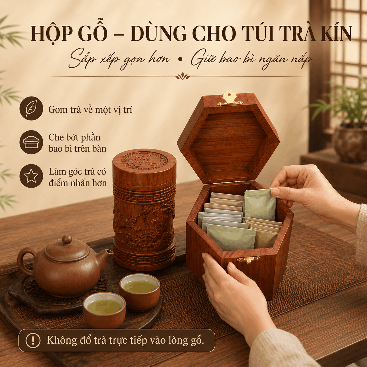 Hũ đựng trà - Hộp đựng trà
