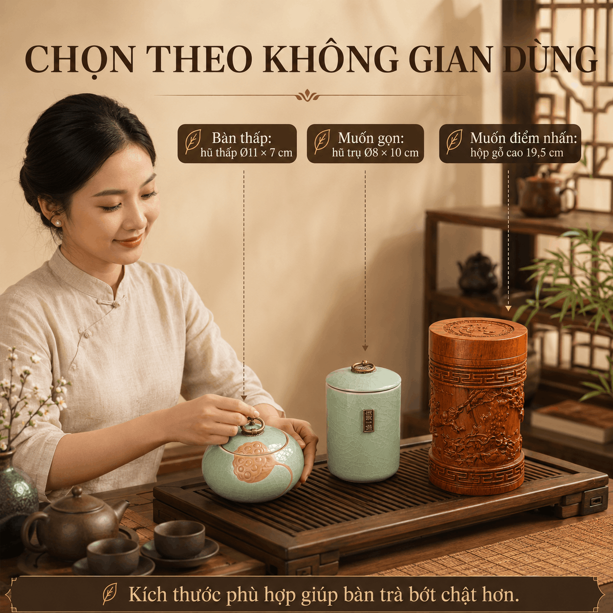 Hũ đựng trà - Hộp đựng trà