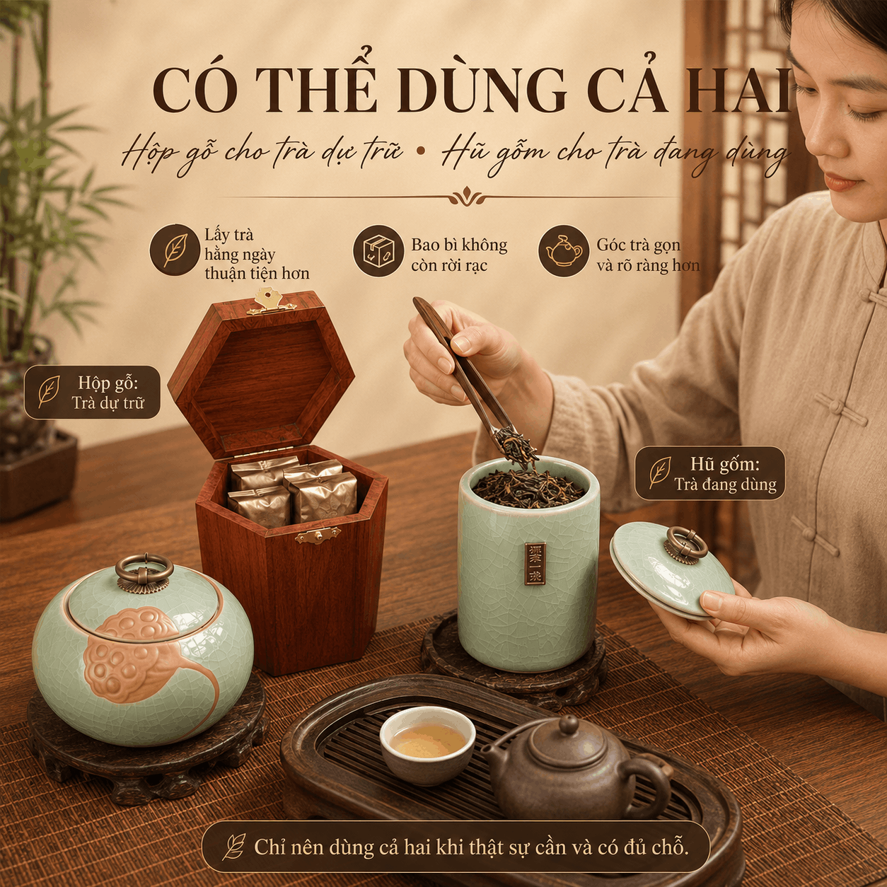 Hũ đựng trà - Hộp đựng trà