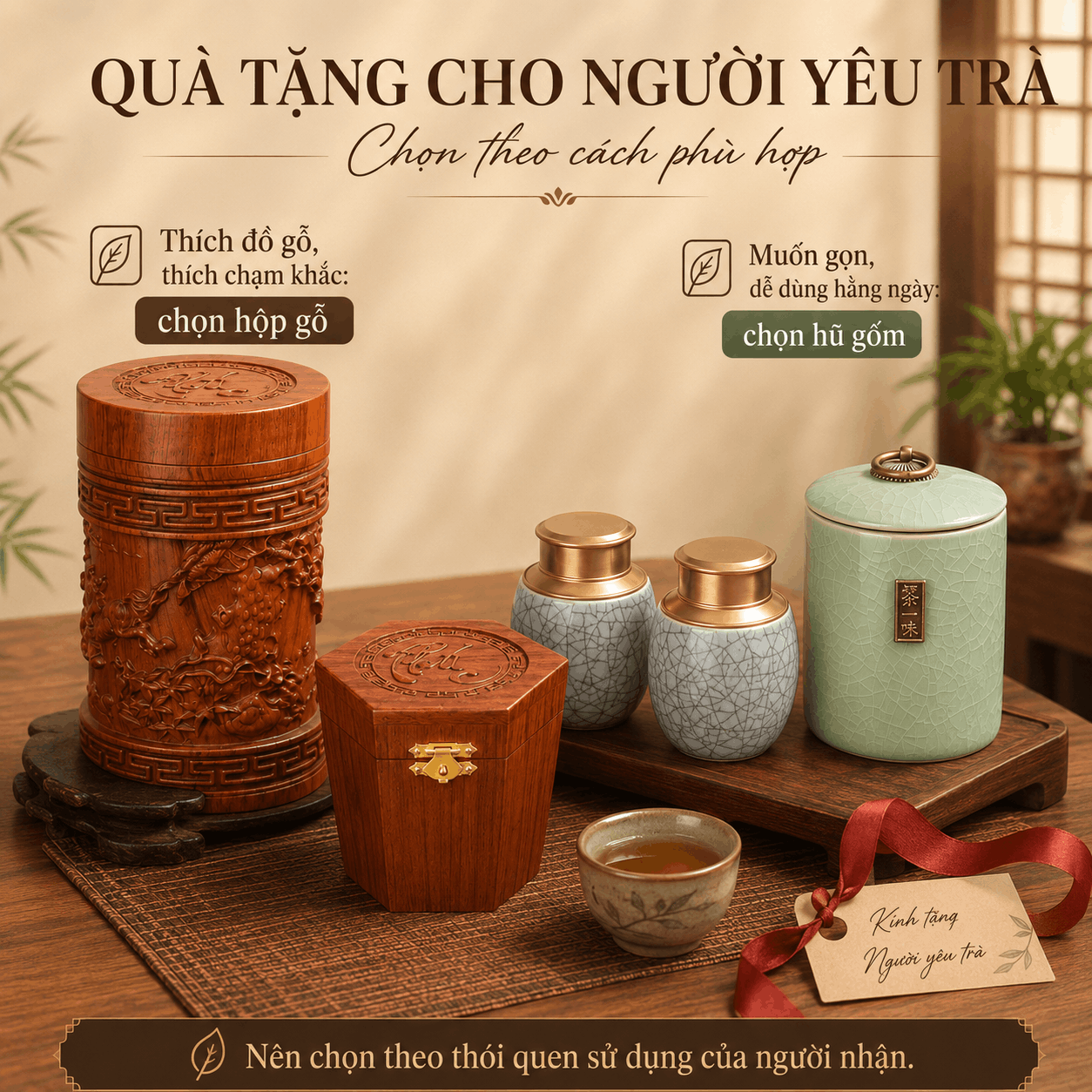 Hũ đựng trà - Hộp đựng trà
