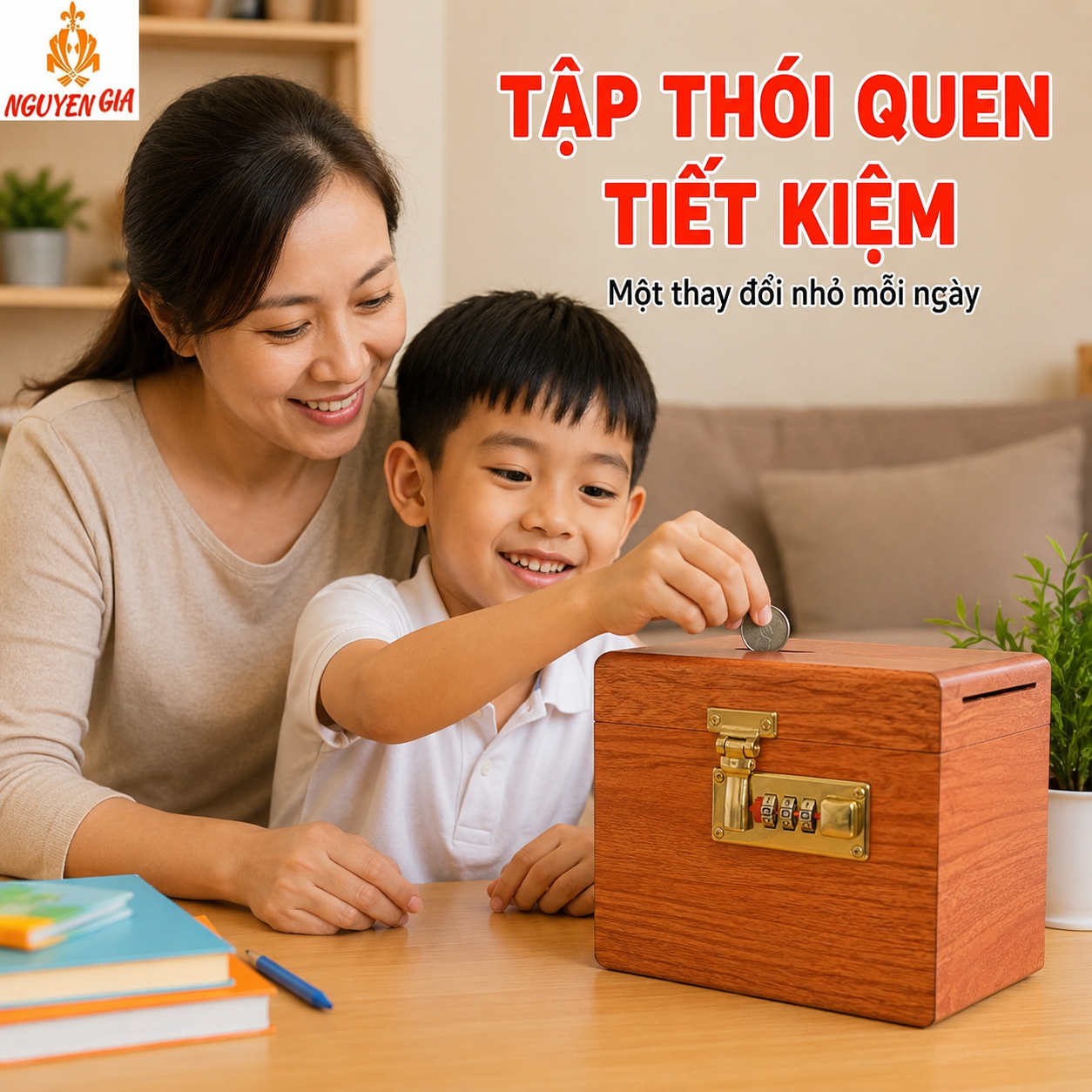 Hộp đựng tiền - Hộp đựng tiền tiết kiệm