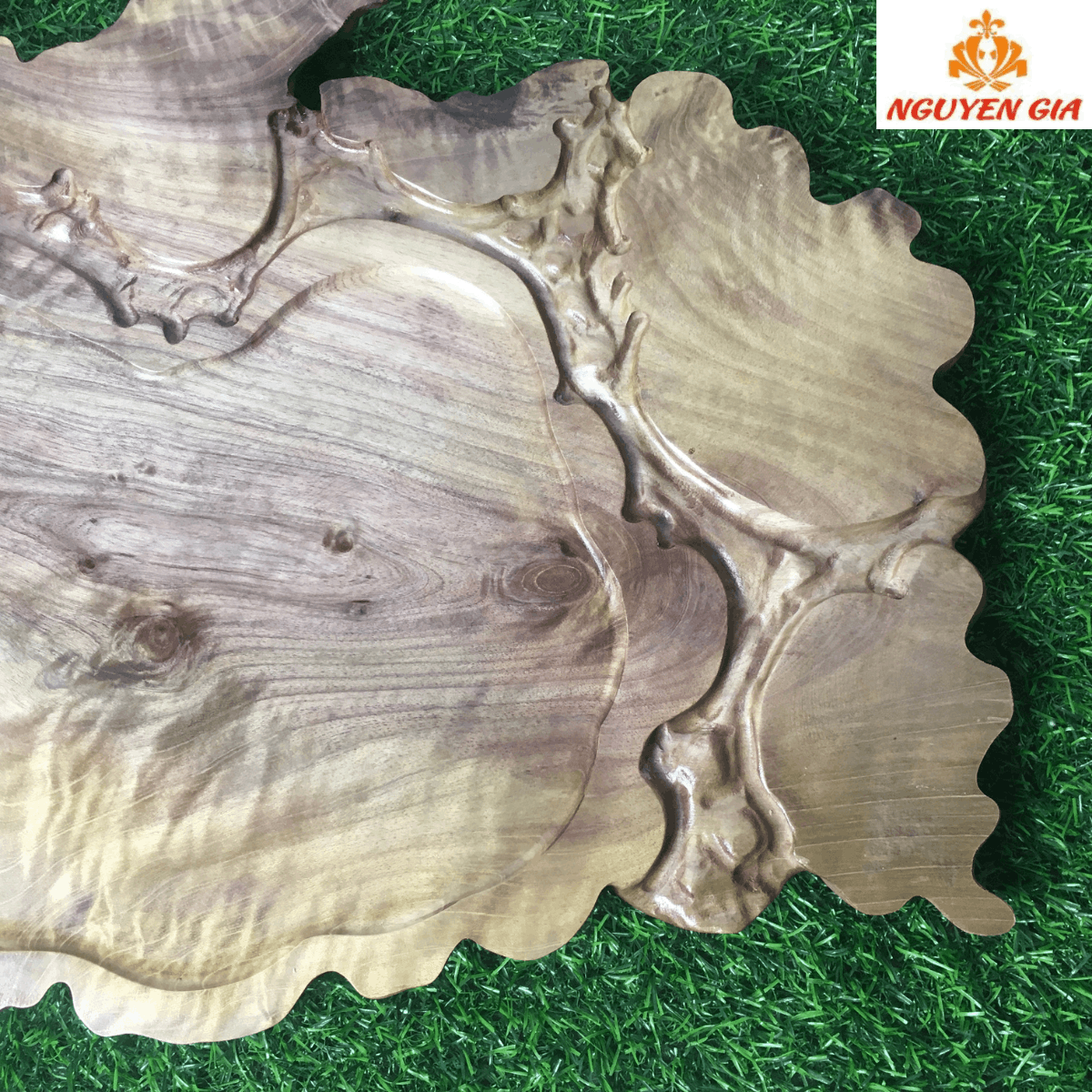 Khay Trà Gỗ Dổi Nguyên Khối 63x34cm – Không Cần Nói Nhiều, Nhìn Là Hiểu