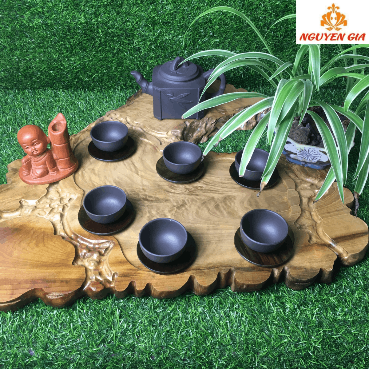 Khay Trà Gỗ Dổi Tự Nhiên – Độc Bản Từng Thế Gỗ, Bền Bỉ Theo Thời Gian