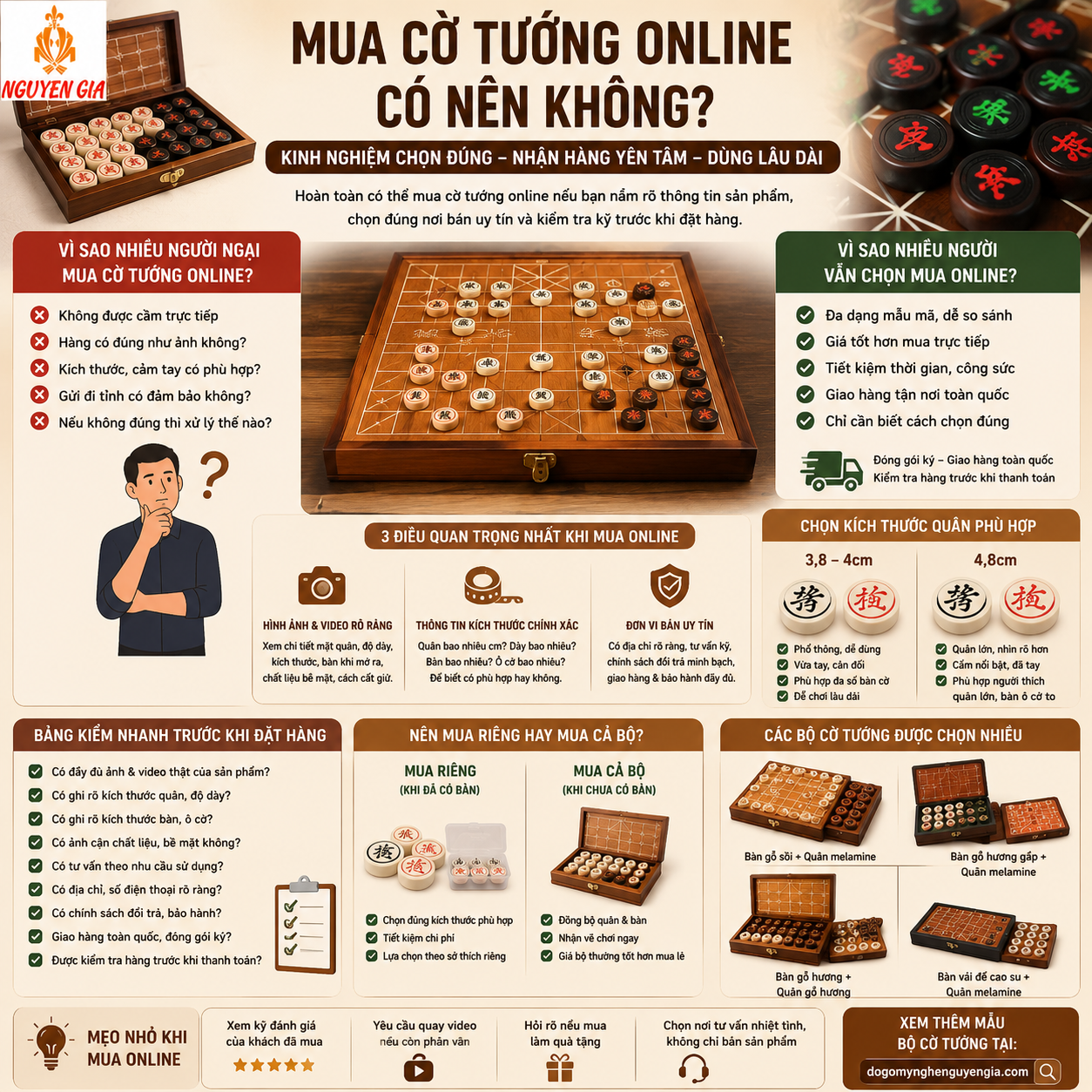 Mua cờ tướng online có nên không? Cách chọn để tránh mua nhầm