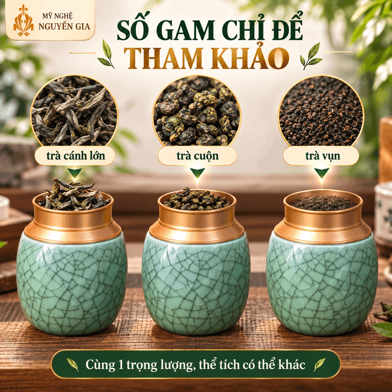 Hộp Đựng Tr&agrave; Bằng Gốm