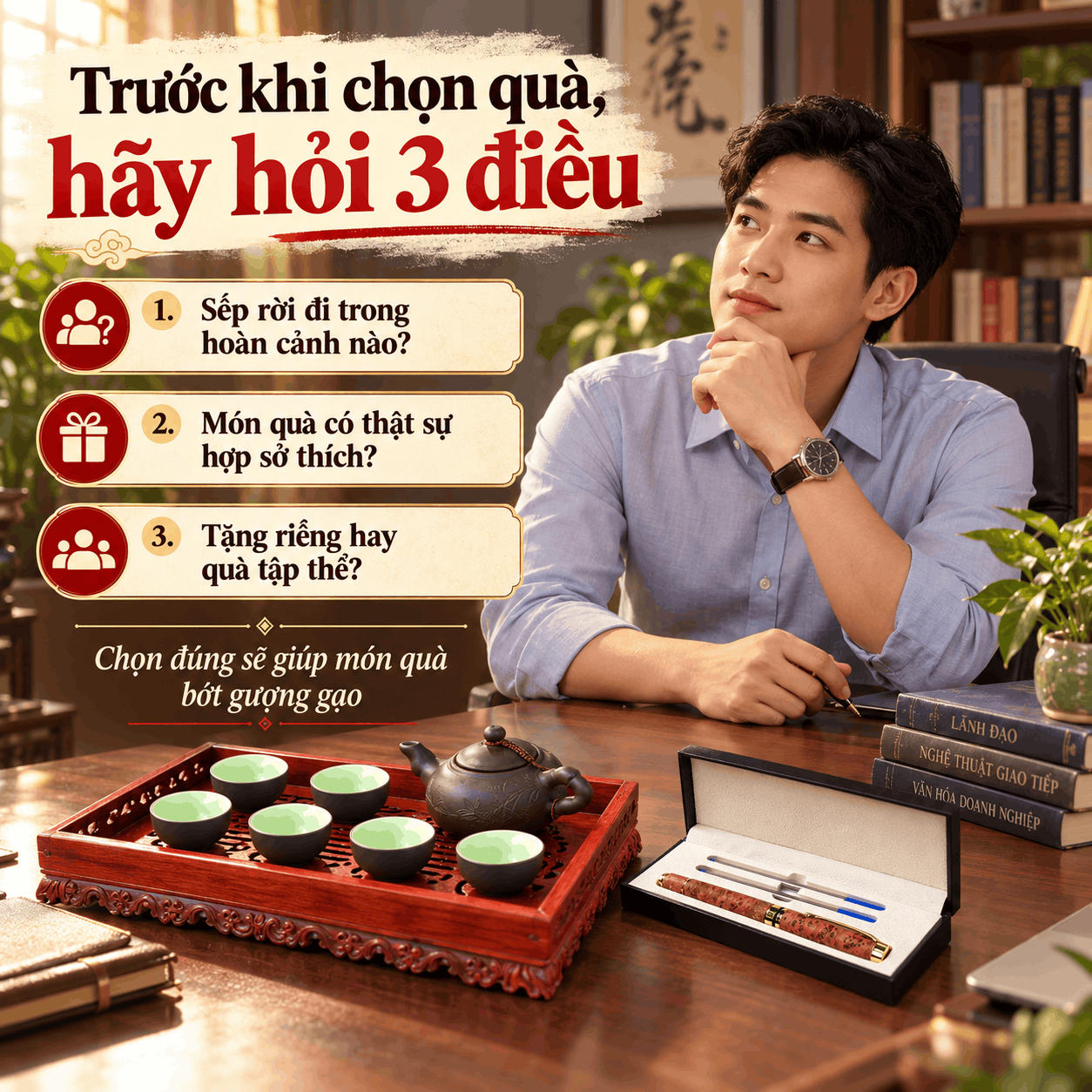 Những món quà chia tay sếp độc đáo và ý nghĩa?