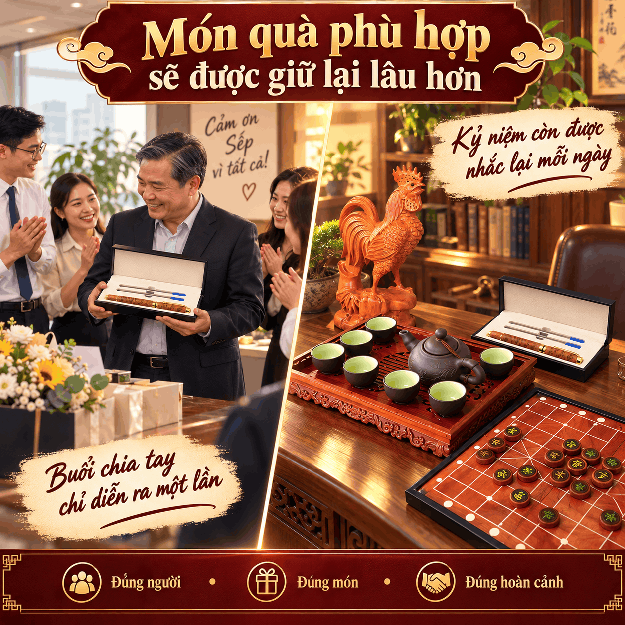 Những món quà chia tay sếp độc đáo và ý nghĩa?