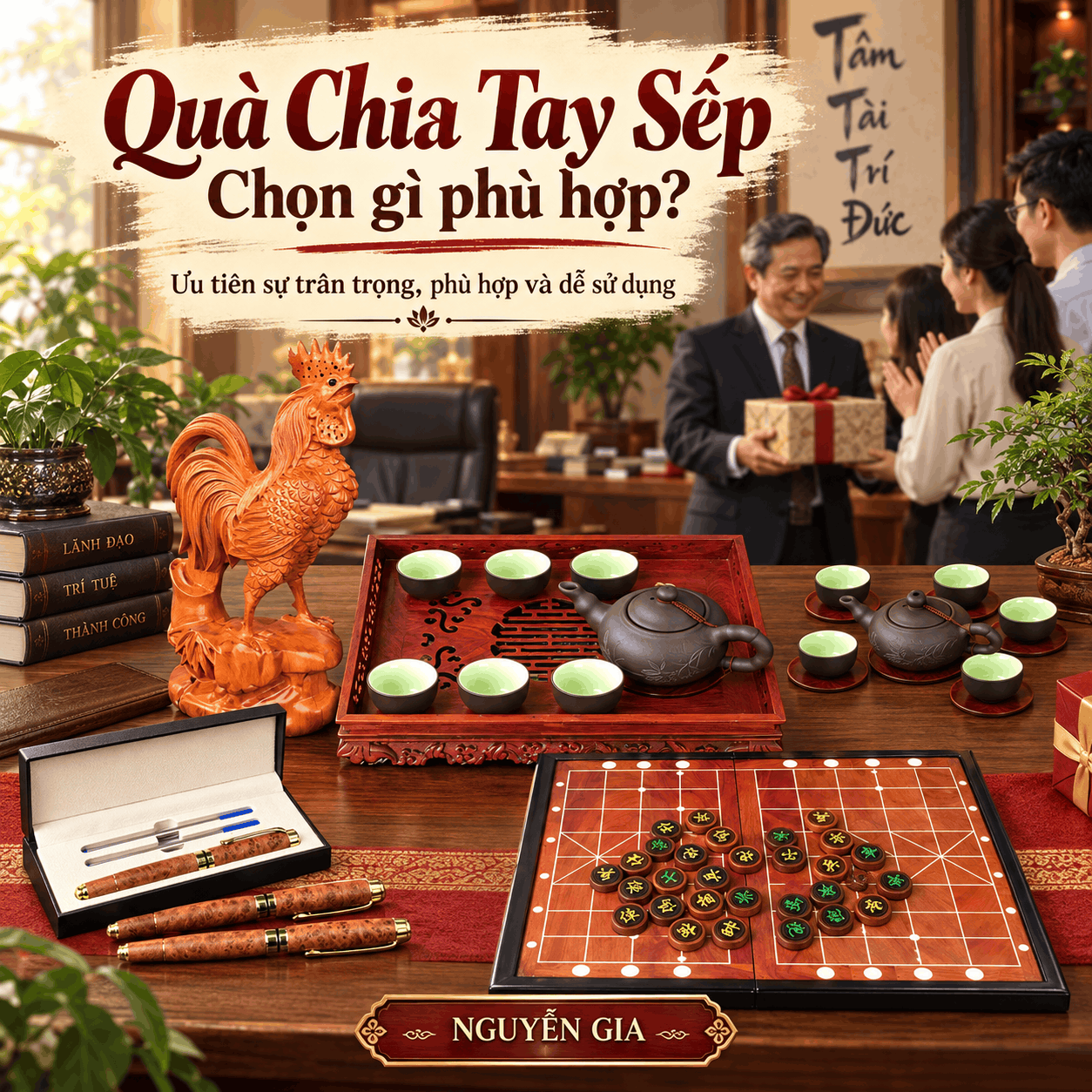 Những món quà chia tay sếp độc đáo và ý nghĩa?