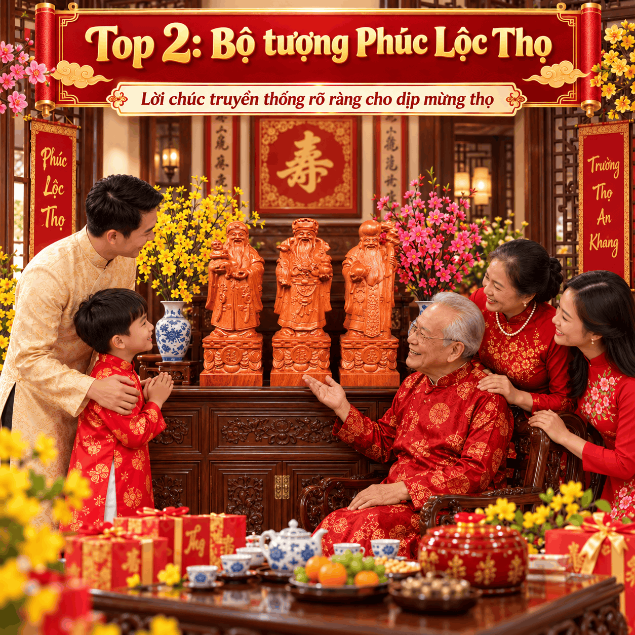 Top 3 món quà mừng thọ ý nghĩa mà bạn nên lựa chọn