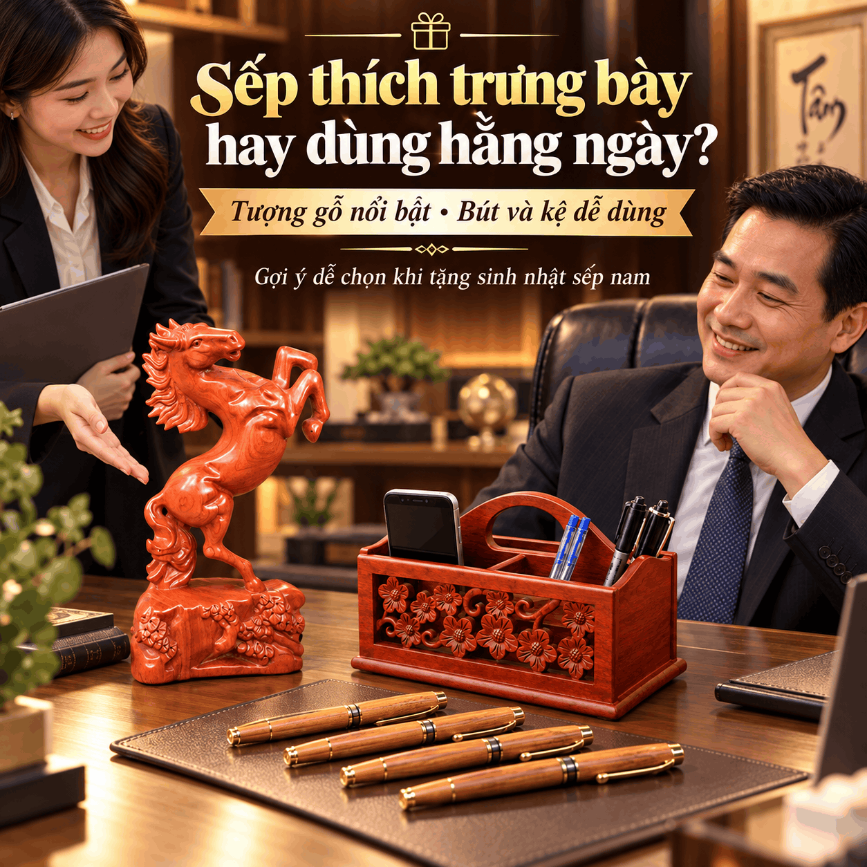 Những mẫu qu&agrave; sinh nhật cho sếp nam độc đ&aacute;o v&agrave; &yacute; nghĩa?