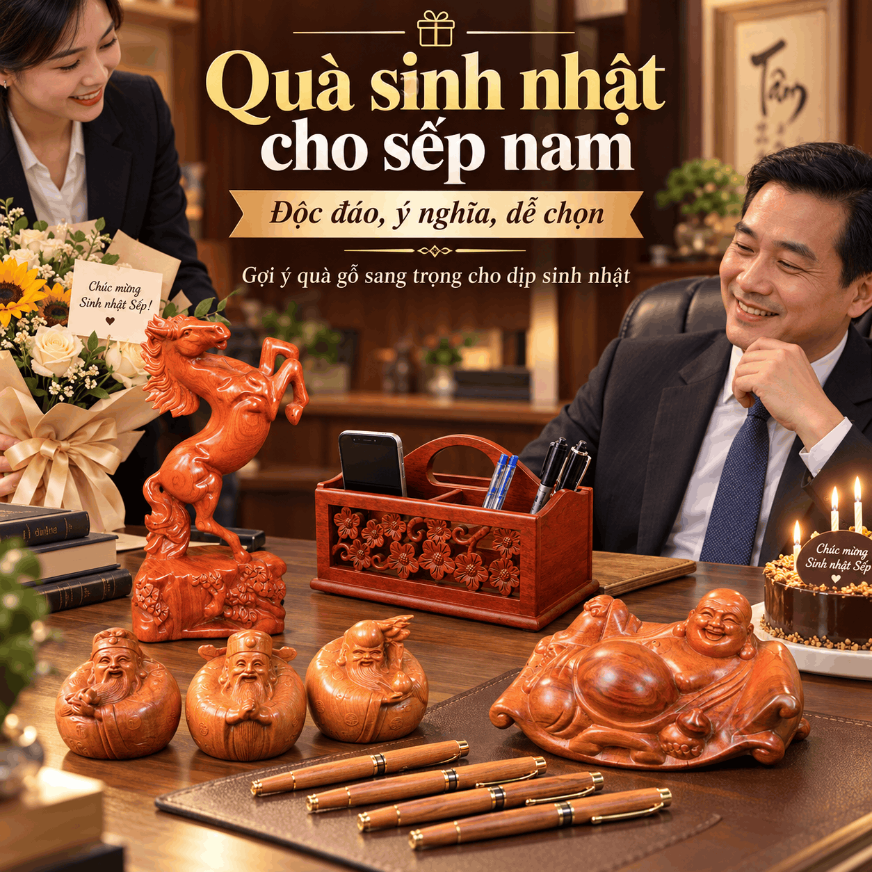 Những mẫu qu&agrave; sinh nhật cho sếp nam độc đ&aacute;o v&agrave; &yacute; nghĩa?