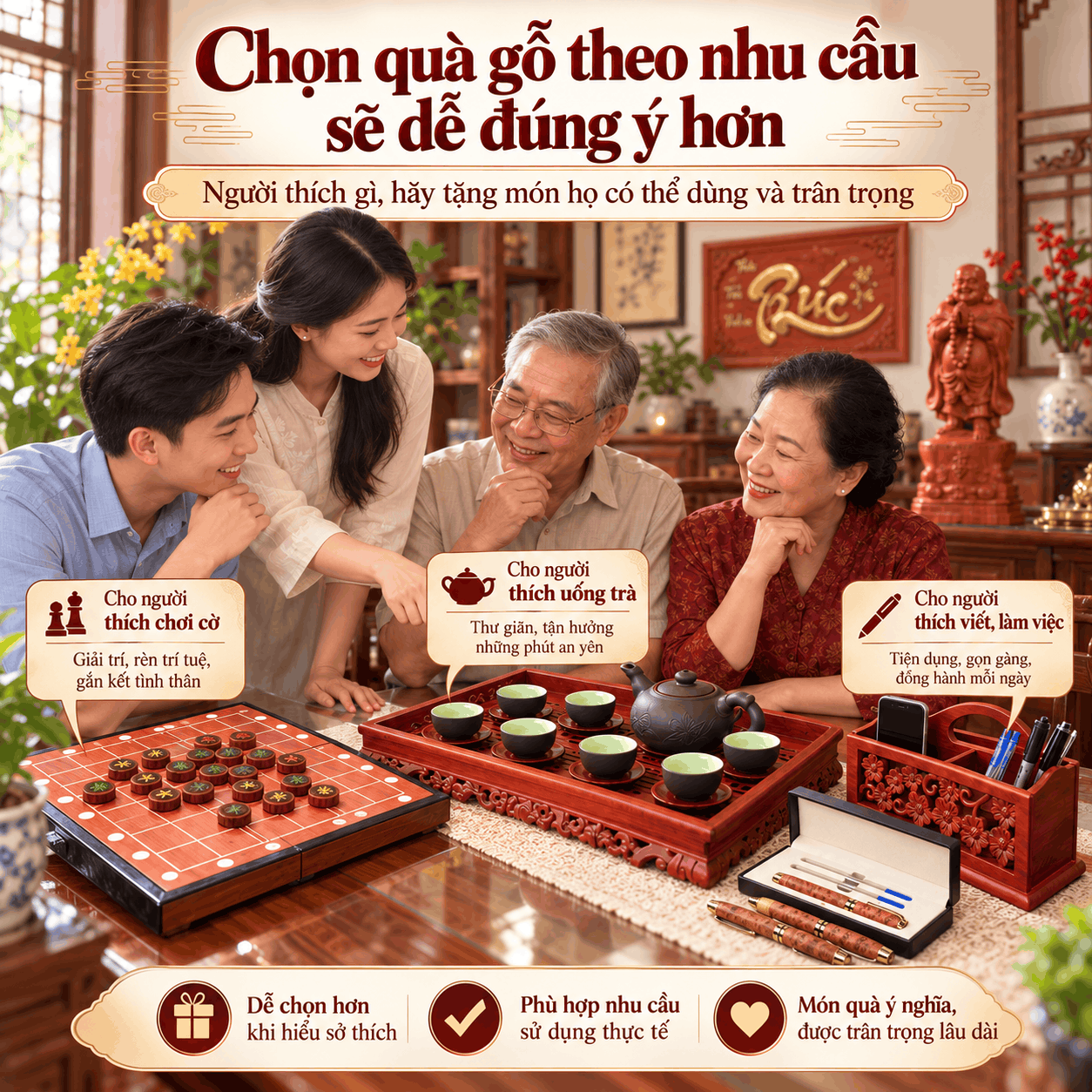 Qu&agrave; Tặng Bằng Gỗ N&ecirc;n Chọn G&igrave; Vừa Thiết Thực Vừa &Yacute; Nghĩa?
