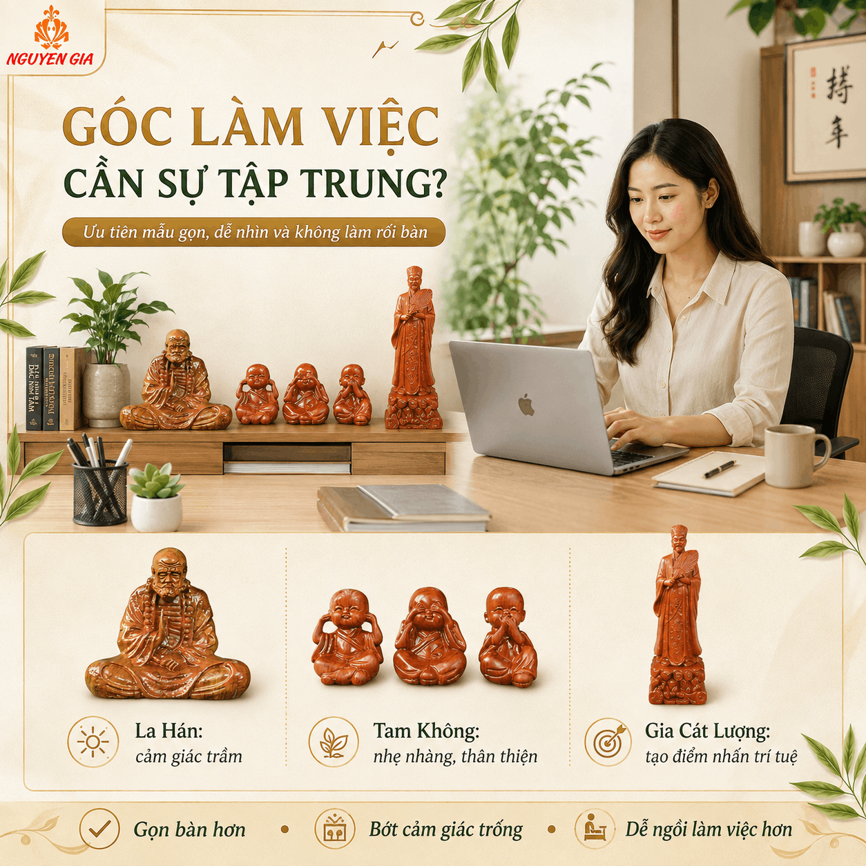 Vật phẩm phong thủy cho người mệnh Kim: nên chọn gì và có cần kiêng đồ gỗ?