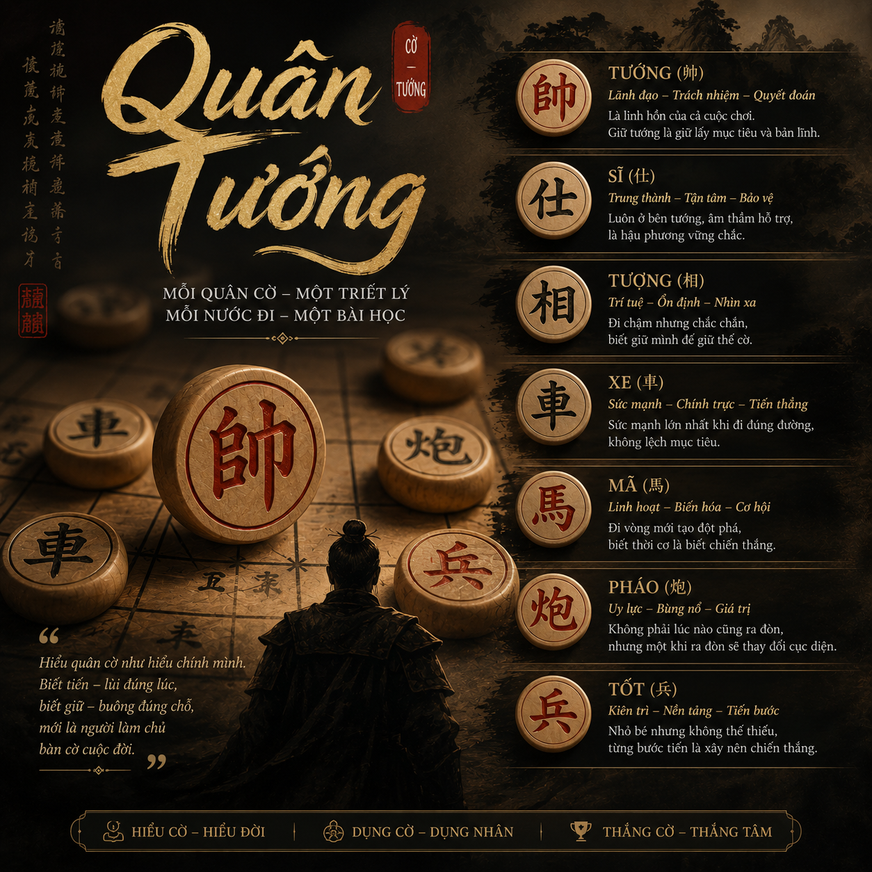 Những Bài Thơ Hay Về Cờ Tướng Và Đời Người – Càng Đọc Càng Thấm