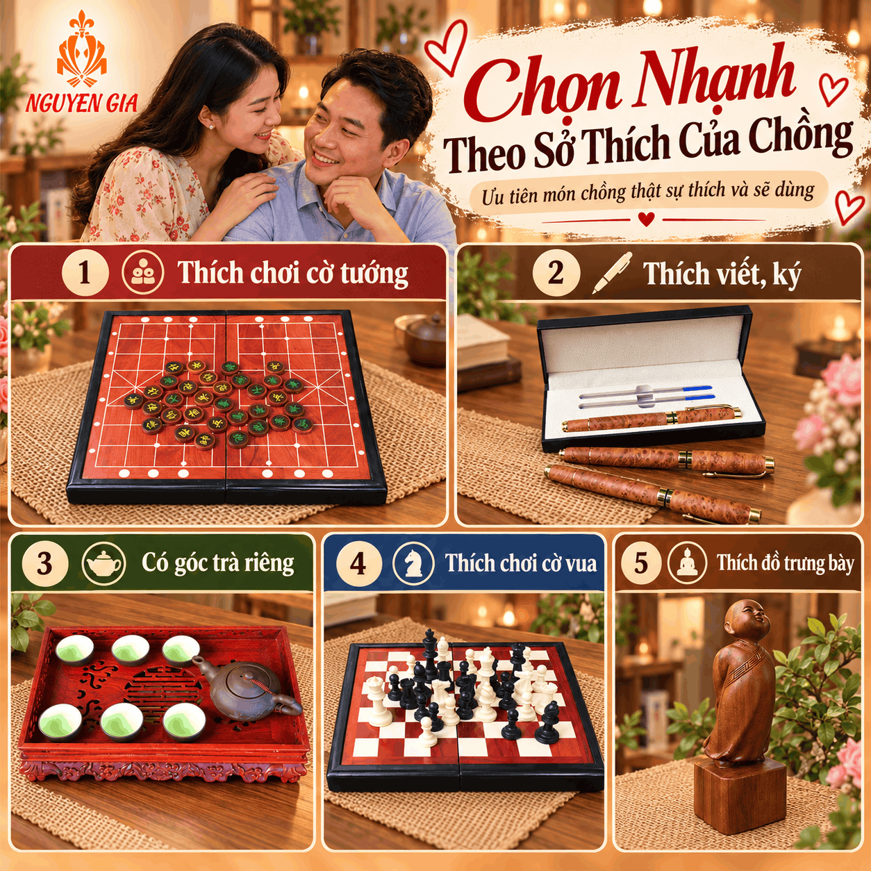 Kỷ Niệm Ng&agrave;y Cưới N&ecirc;n Tặng G&igrave; Cho Chồng? Chọn Qu&agrave; Thiết Thực V&agrave; &Yacute; Nghĩa