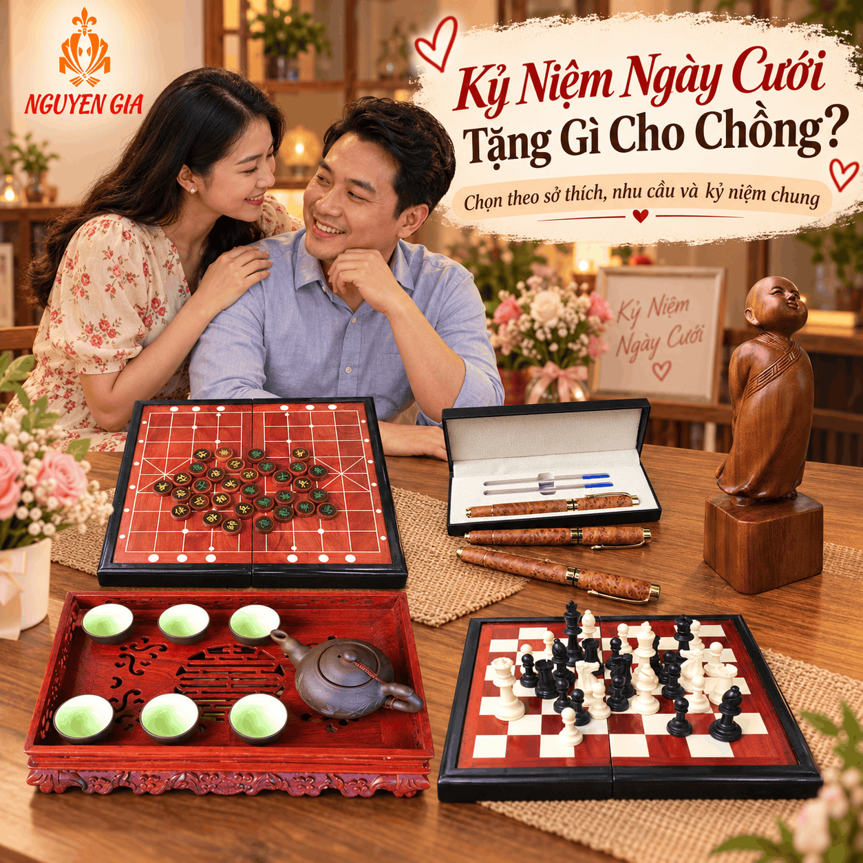 Kỷ Niệm Ng&agrave;y Cưới N&ecirc;n Tặng G&igrave; Cho Chồng? Chọn Qu&agrave; Thiết Thực V&agrave; &Yacute; Nghĩa