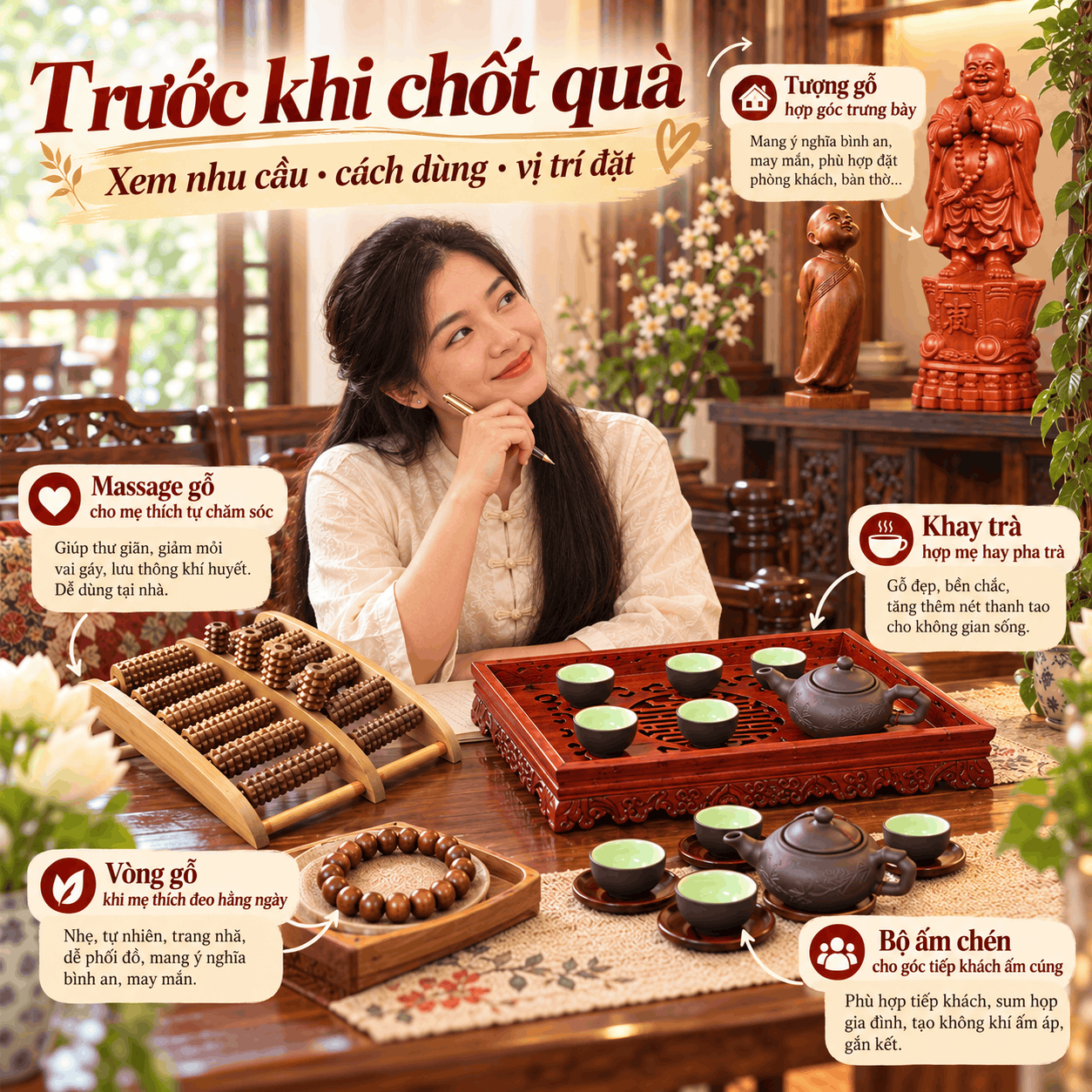 Qu&agrave; G&igrave; Tặng Mẹ Thiết Thực? Chọn Theo Nhu Cầu Thực Tế