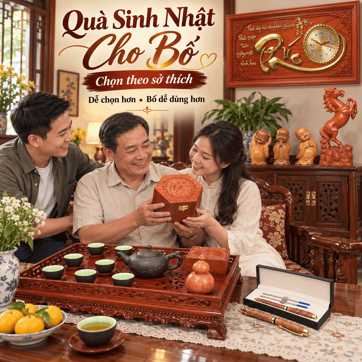 Qu&agrave; Sinh Nhật Cho Bố
