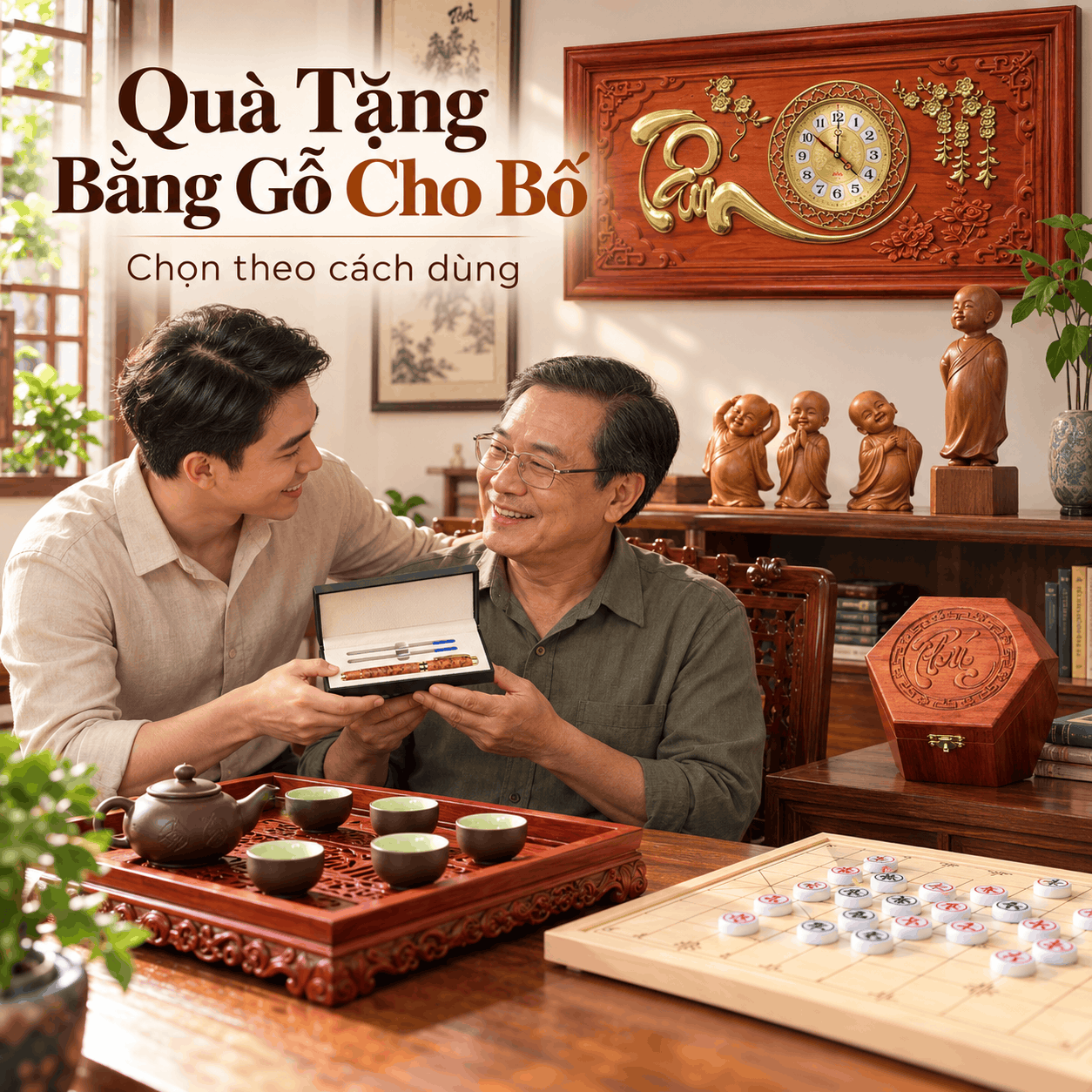 Qu&agrave; Tặng Bằng Gỗ Cho Bố &ndash; N&ecirc;n Chọn M&oacute;n G&igrave;?