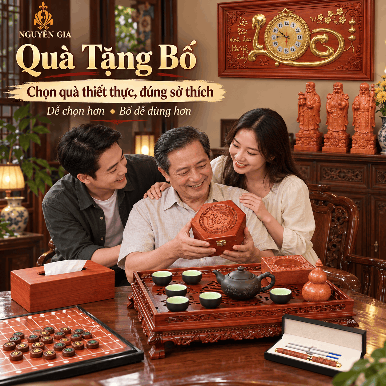 Qu&agrave; Tặng Bố &ndash; Chọn M&oacute;n Bố Thực Sự Th&iacute;ch V&agrave; Sử Dụng