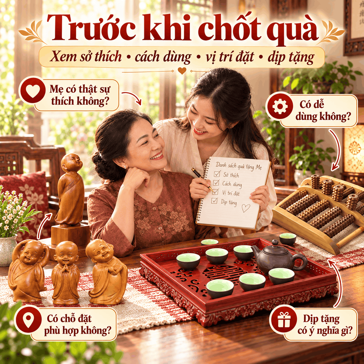 Qu&agrave; Tặng Mẹ &Yacute; Nghĩa Nhất L&agrave; G&igrave;? Chọn Đ&uacute;ng Điều Mẹ Tr&acirc;n Trọng
