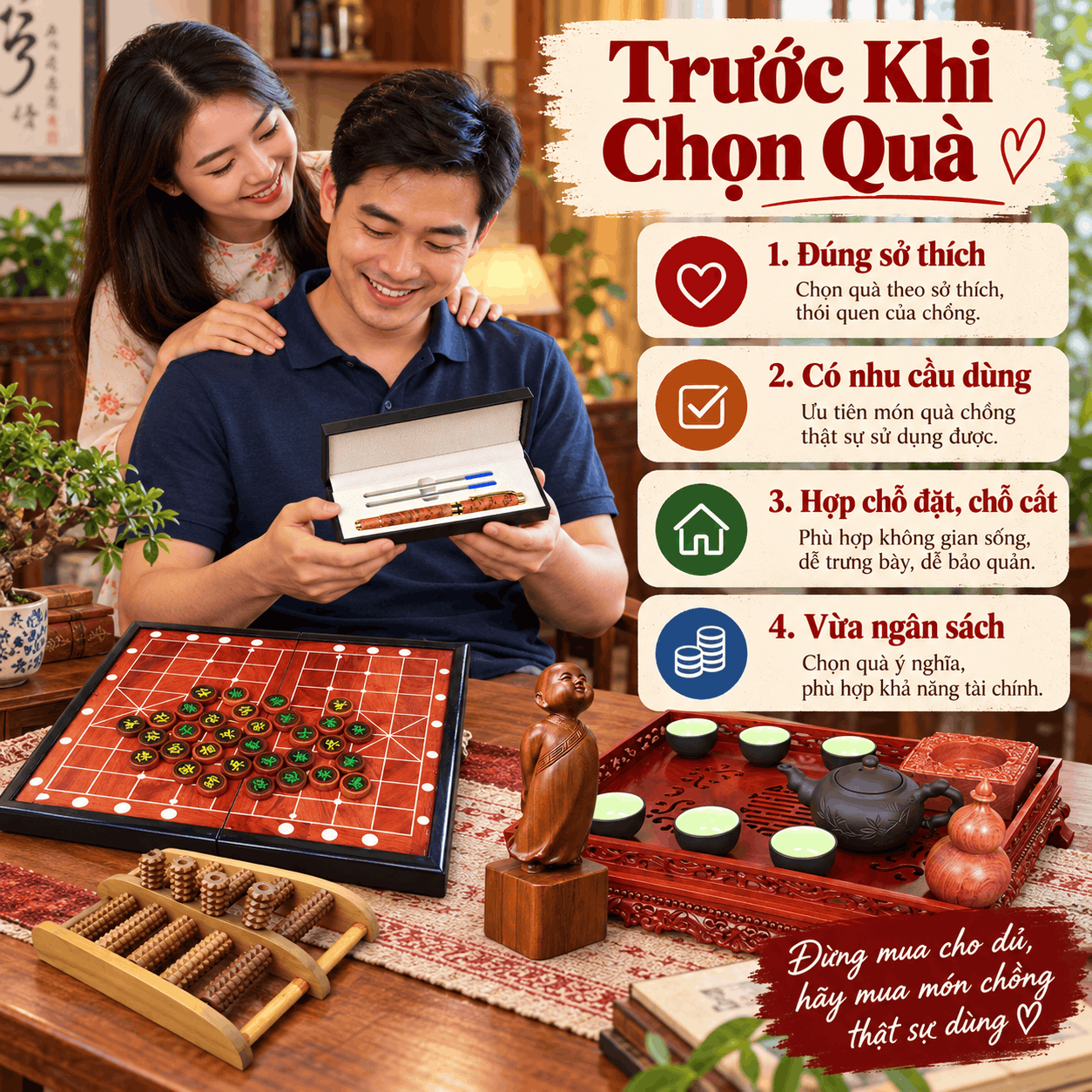 Sinh Nhật Chồng Nên Tặng Gì? Chọn Quà Đúng Sở Thích, Thiết Thực Và Ý Nghĩa
