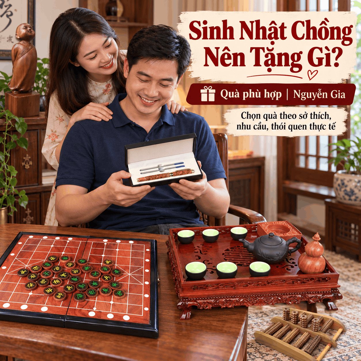 Sinh Nhật Chồng Nên Tặng Gì? Chọn Quà Đúng Sở Thích, Thiết Thực Và Ý Nghĩa