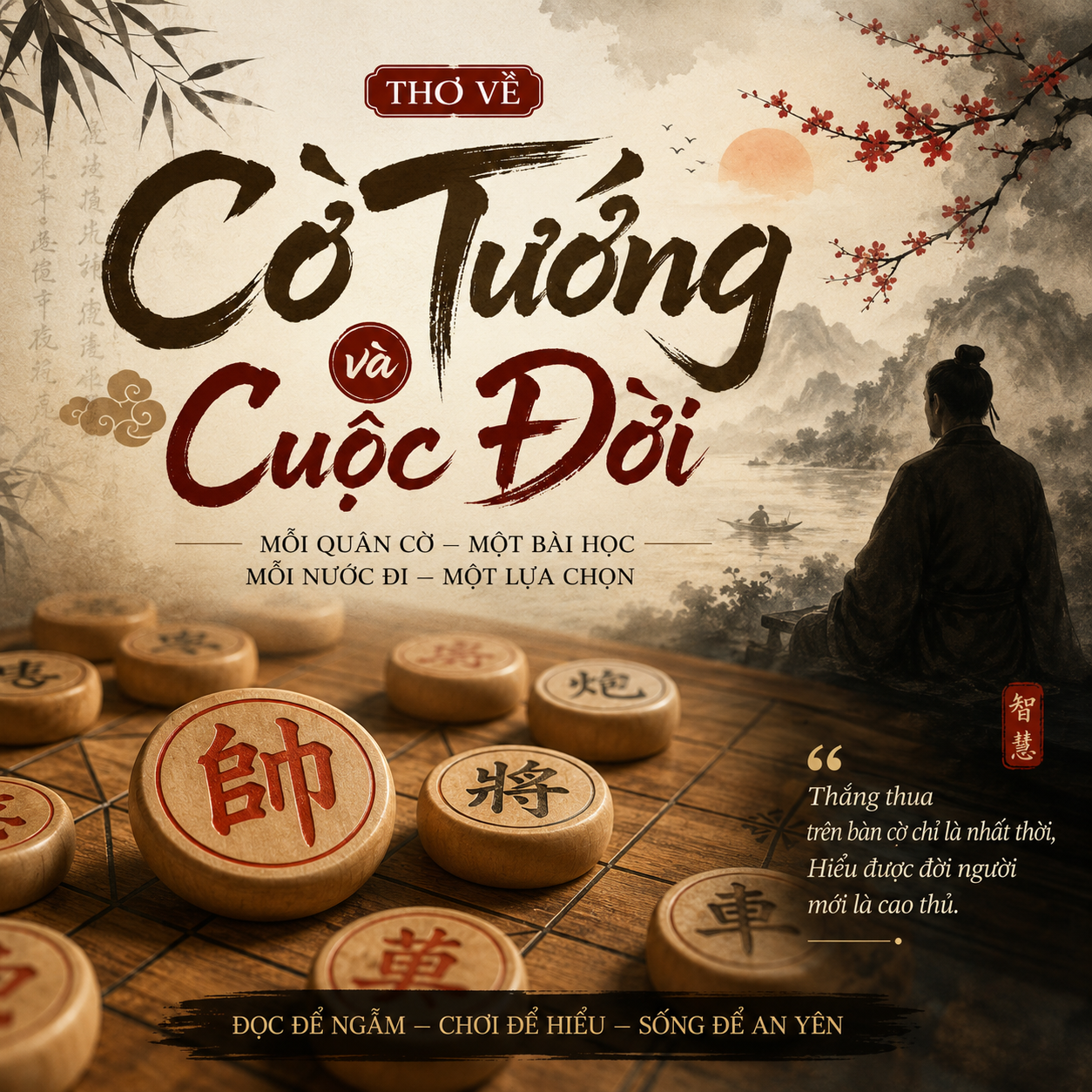 Những Bài Thơ Hay Về Cờ Tướng Và Đời Người – Càng Đọc Càng Thấm