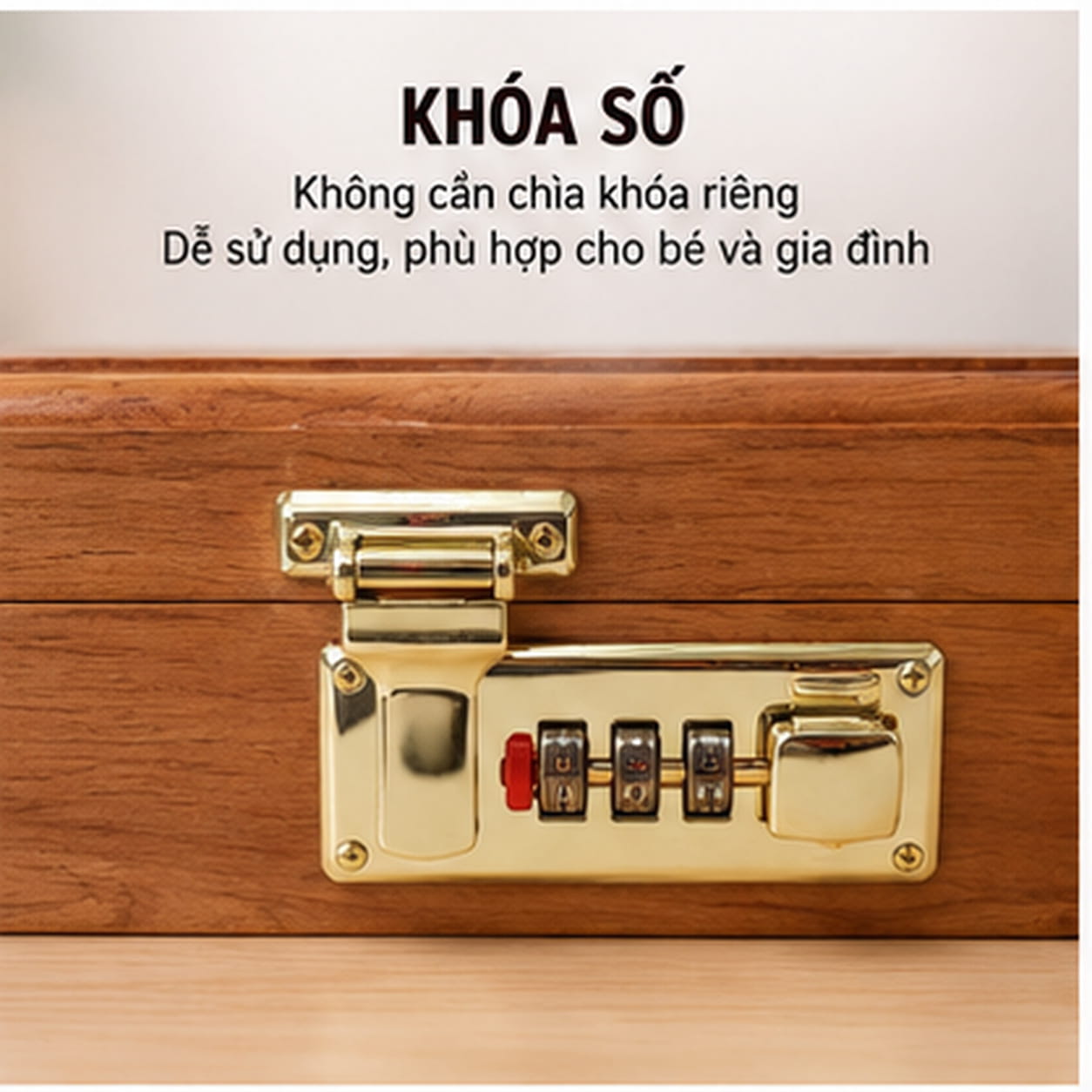 Hộp Tiết Kiệm Cho Bé Mẫu Minions – Gỗ Hương, Khóa Số