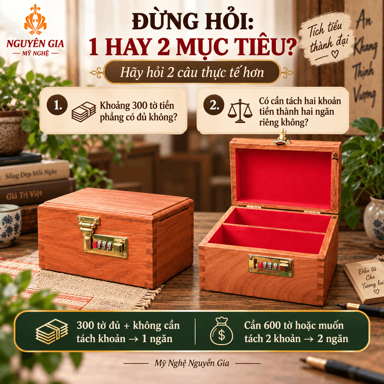 Hộp Tiết Kiệm 1 Ngăn V&agrave; 2 Ngăn N&ecirc;n D&ugrave;ng Kh&aacute;c Nhau Thế N&agrave;o?