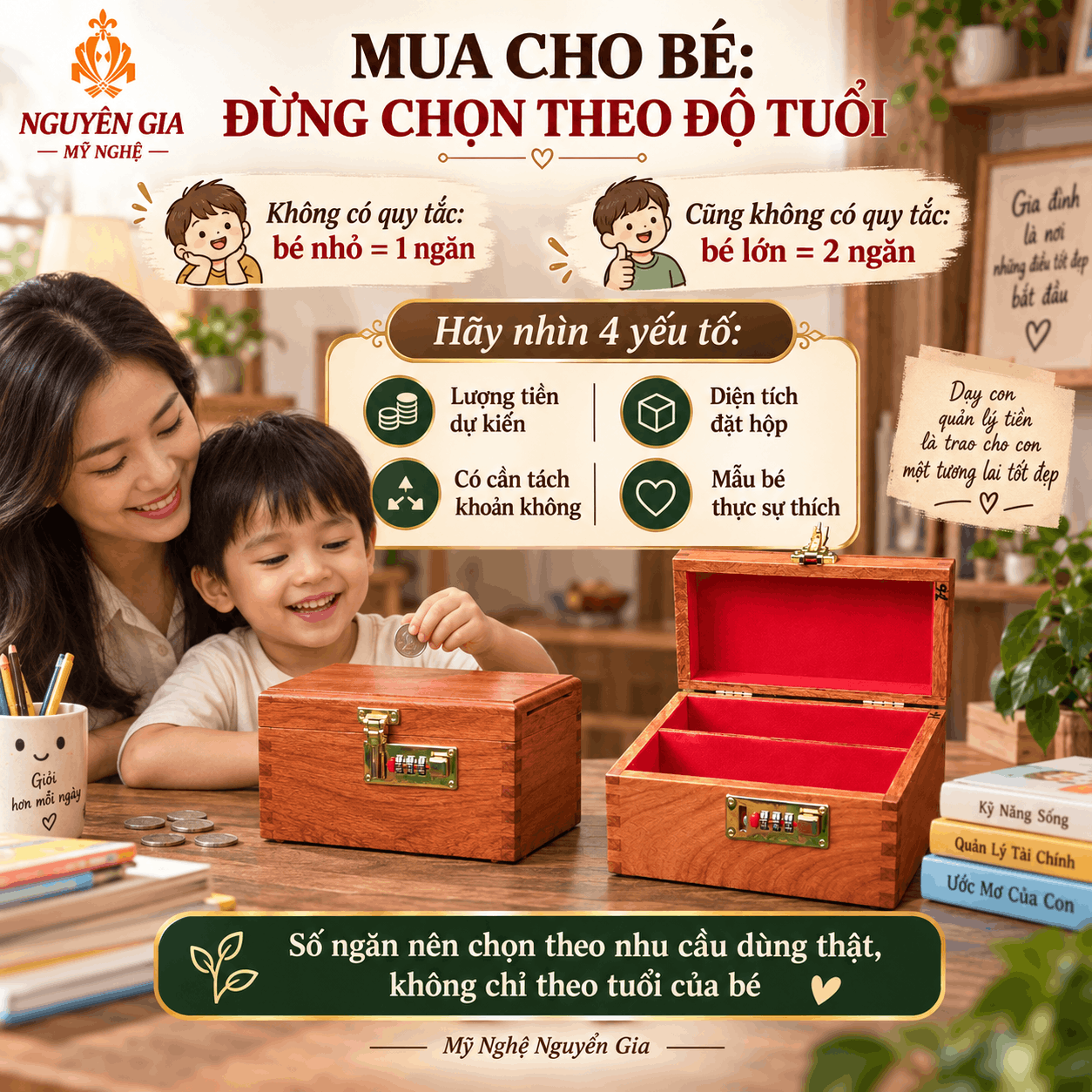 Hộp Tiết Kiệm 1 Ngăn V&agrave; 2 Ngăn N&ecirc;n D&ugrave;ng Kh&aacute;c Nhau Thế N&agrave;o?